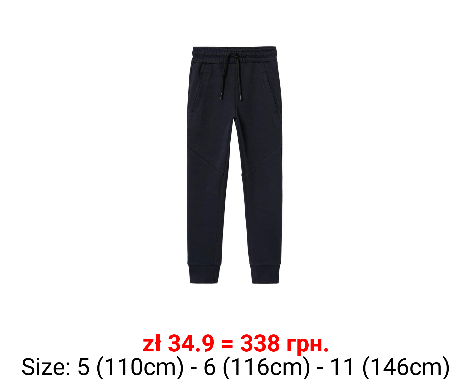 Joggers algodón costuras