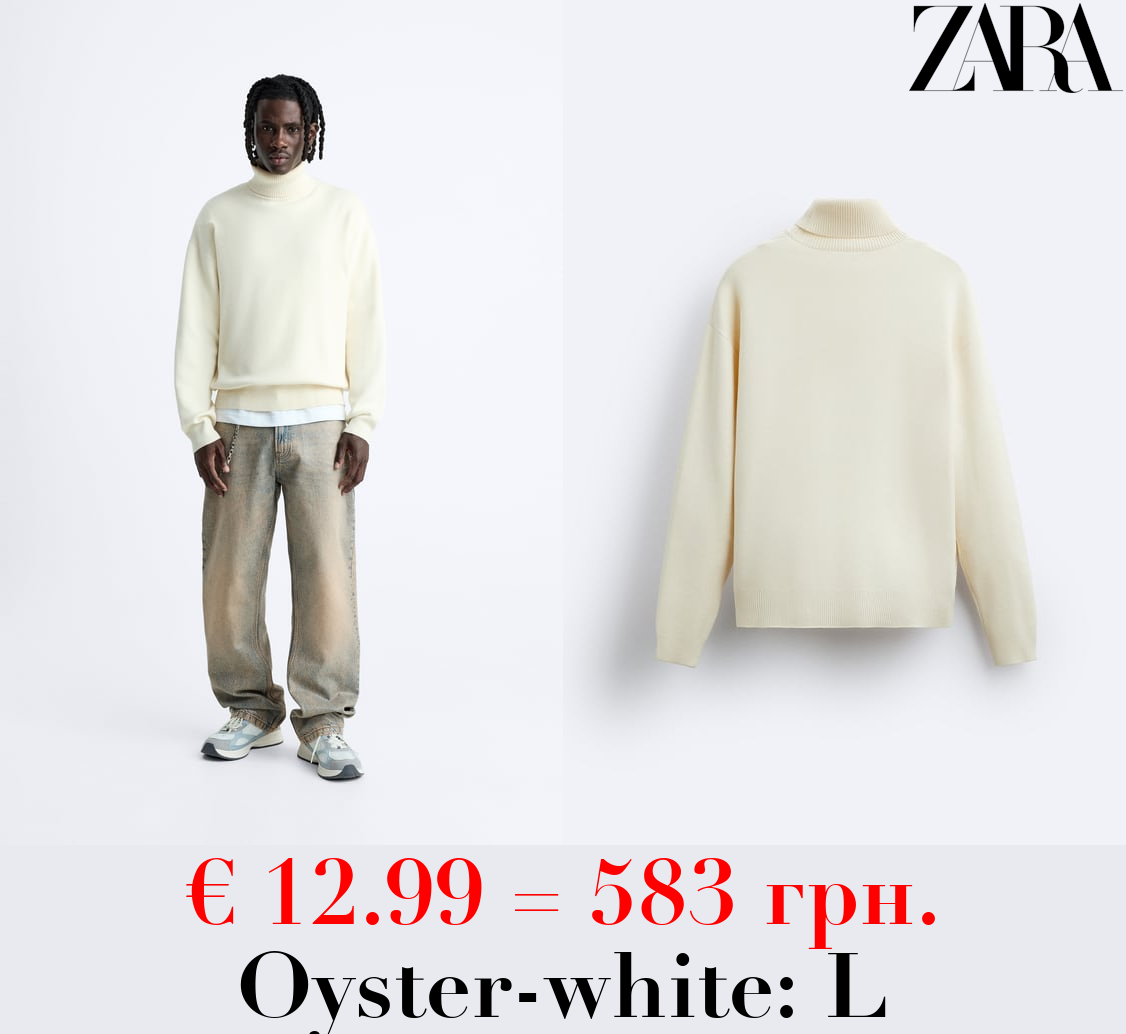 SOFT TURTLENECK SWEATER