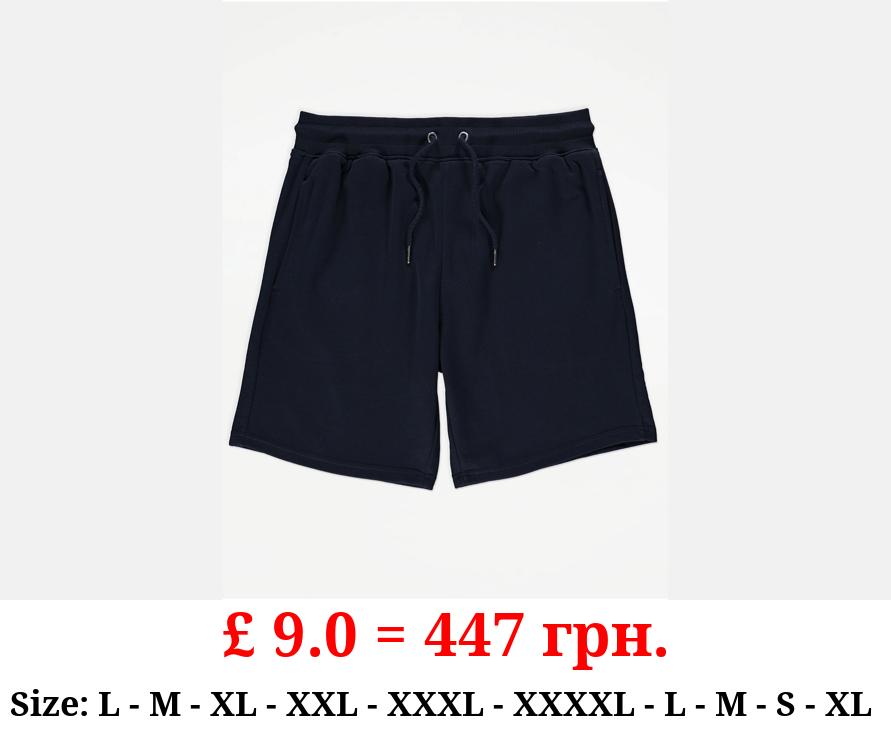 Navy Jersey Shorts