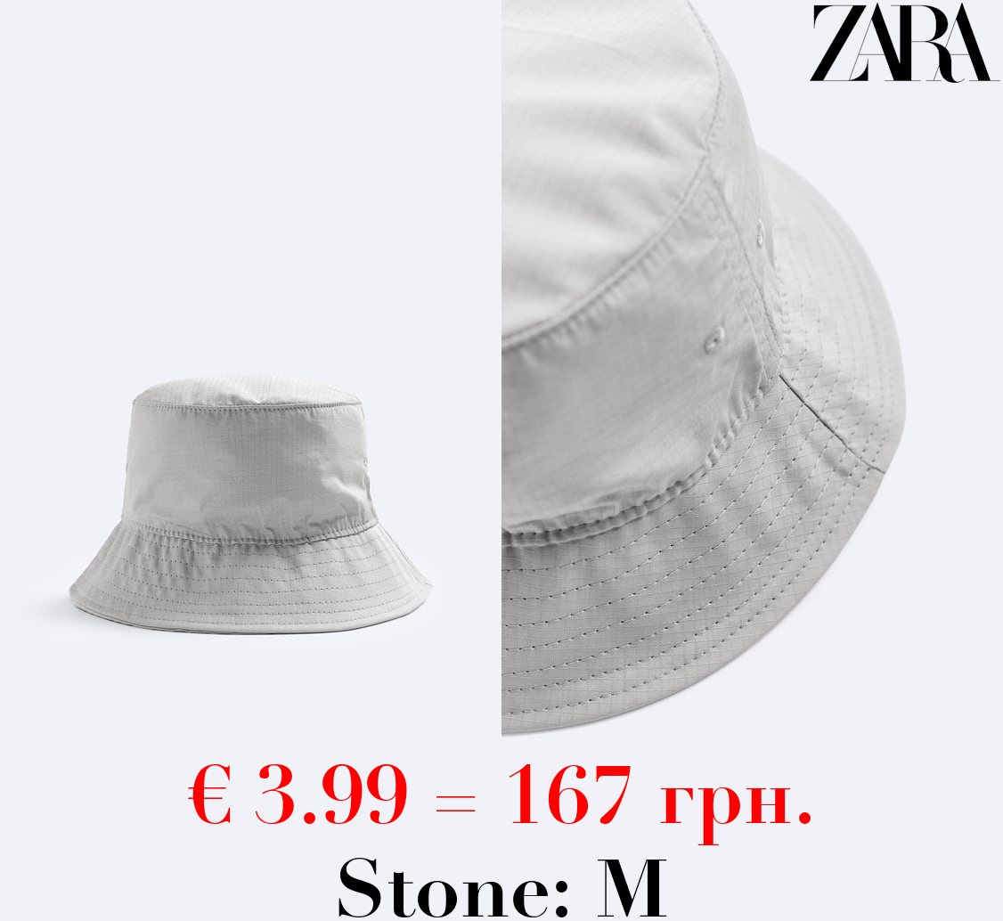 TEXTURED BUCKET HAT