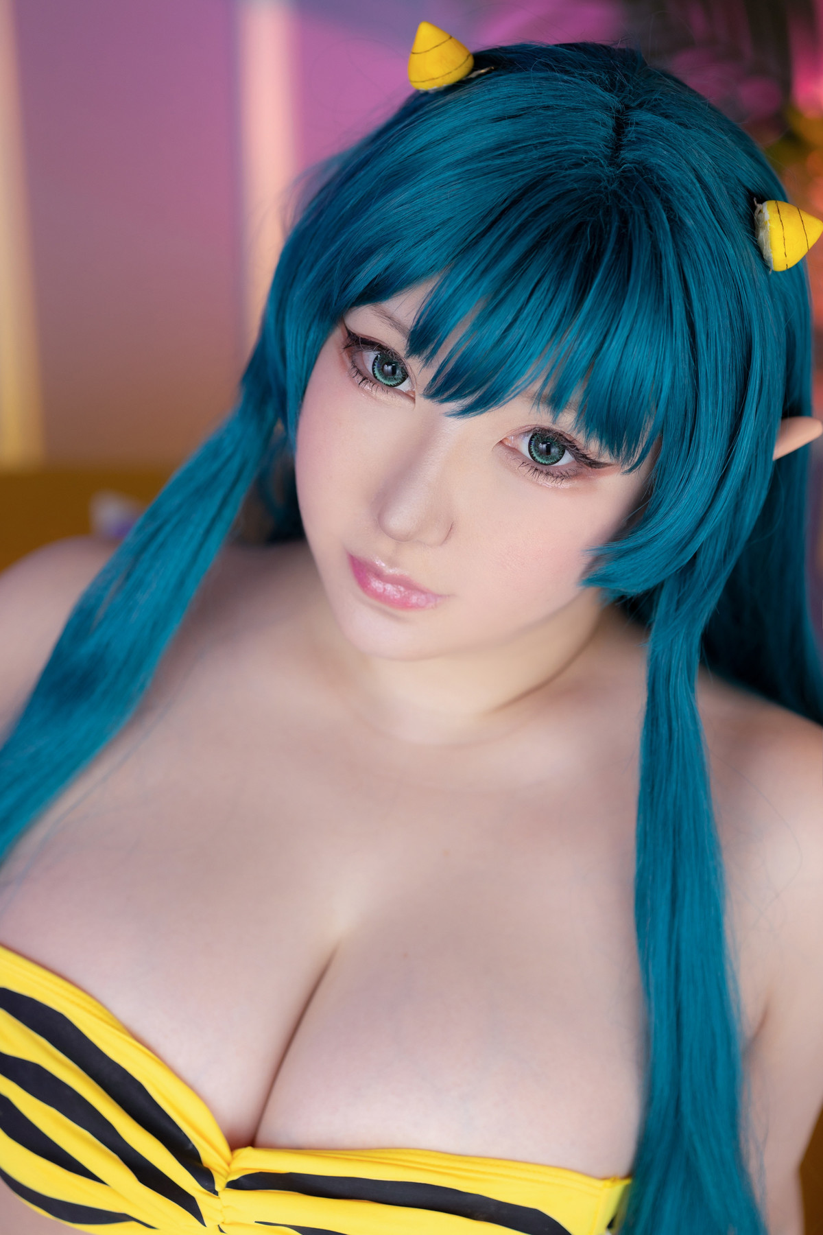 Cosplay SAKUサク Lum ラム うる星やつら Set.01 15