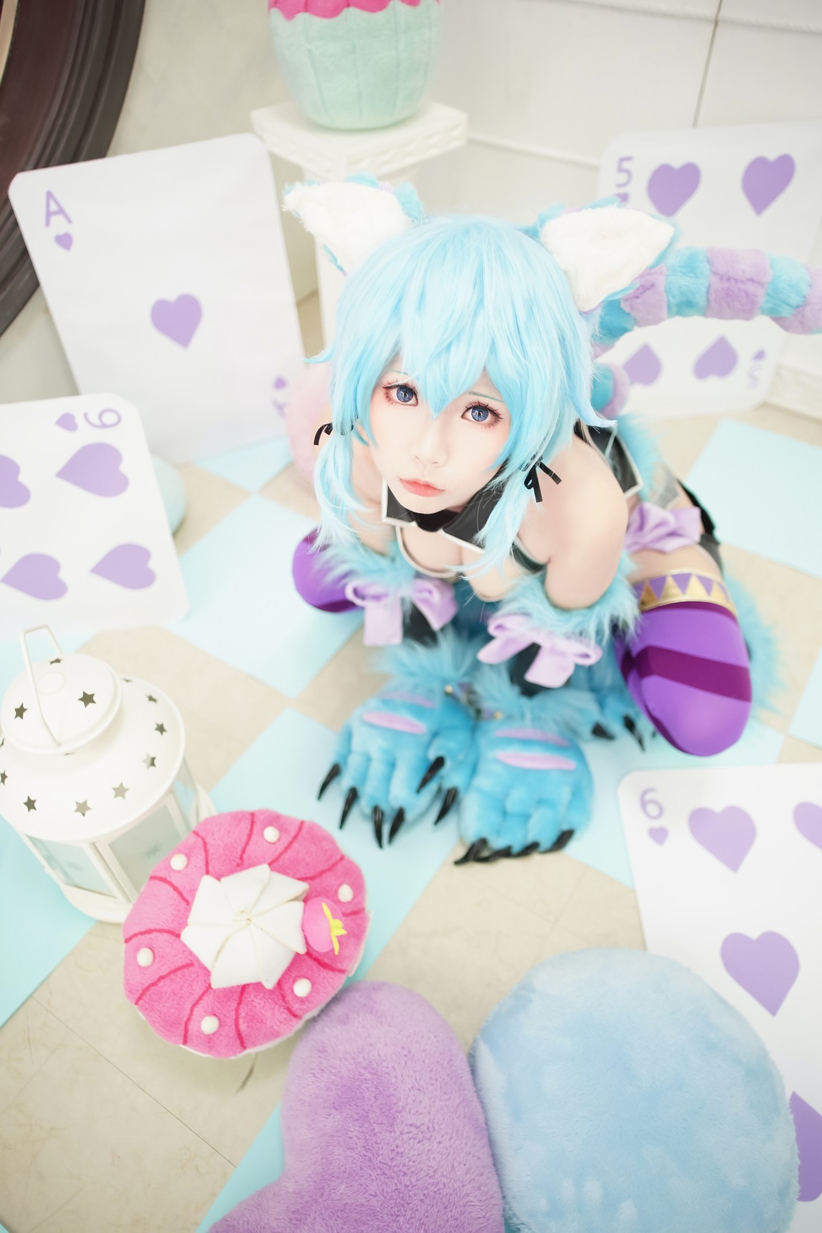 Cosplay ElyEE子 诗乃扑克猫 4