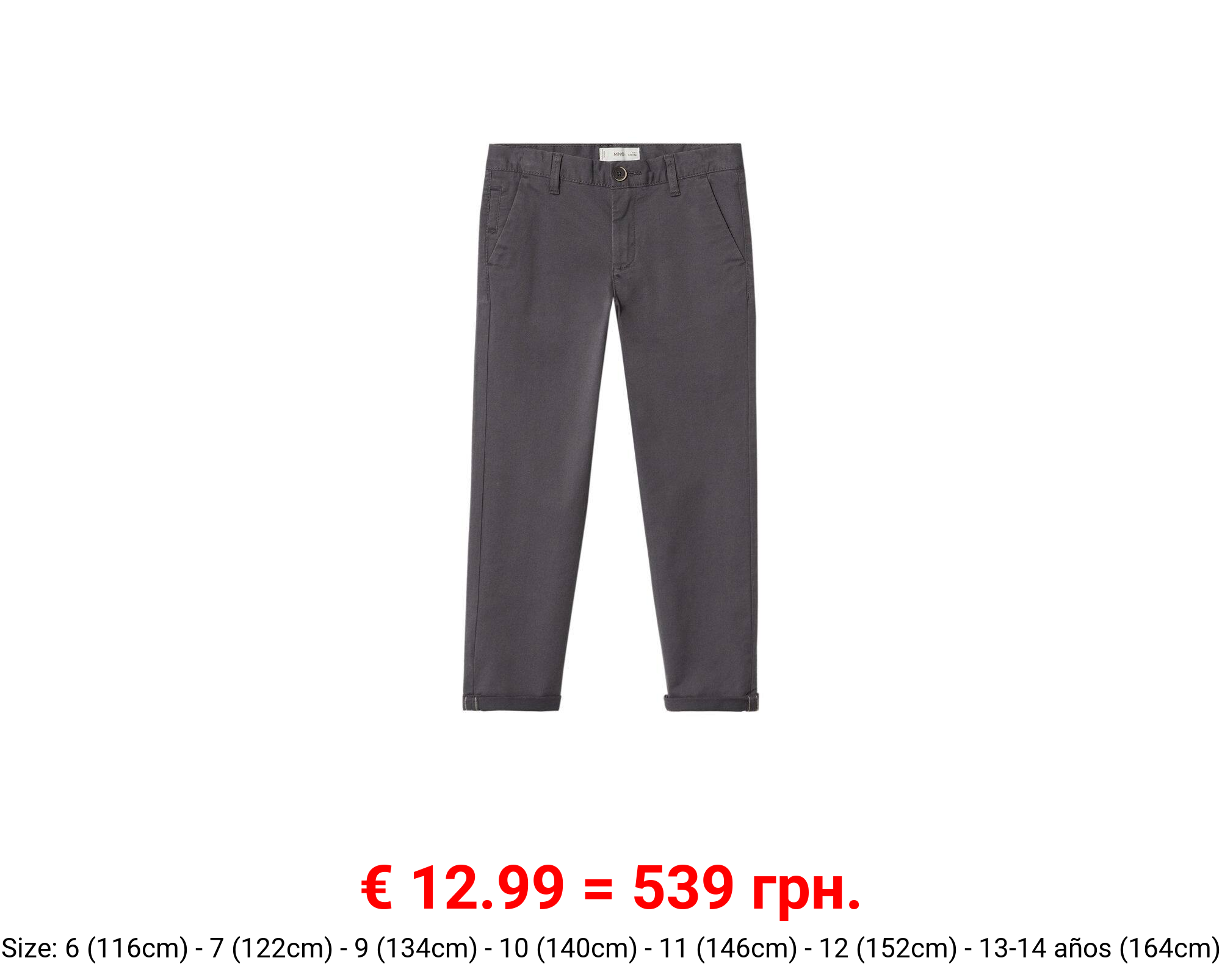 Pantalón chino algodón