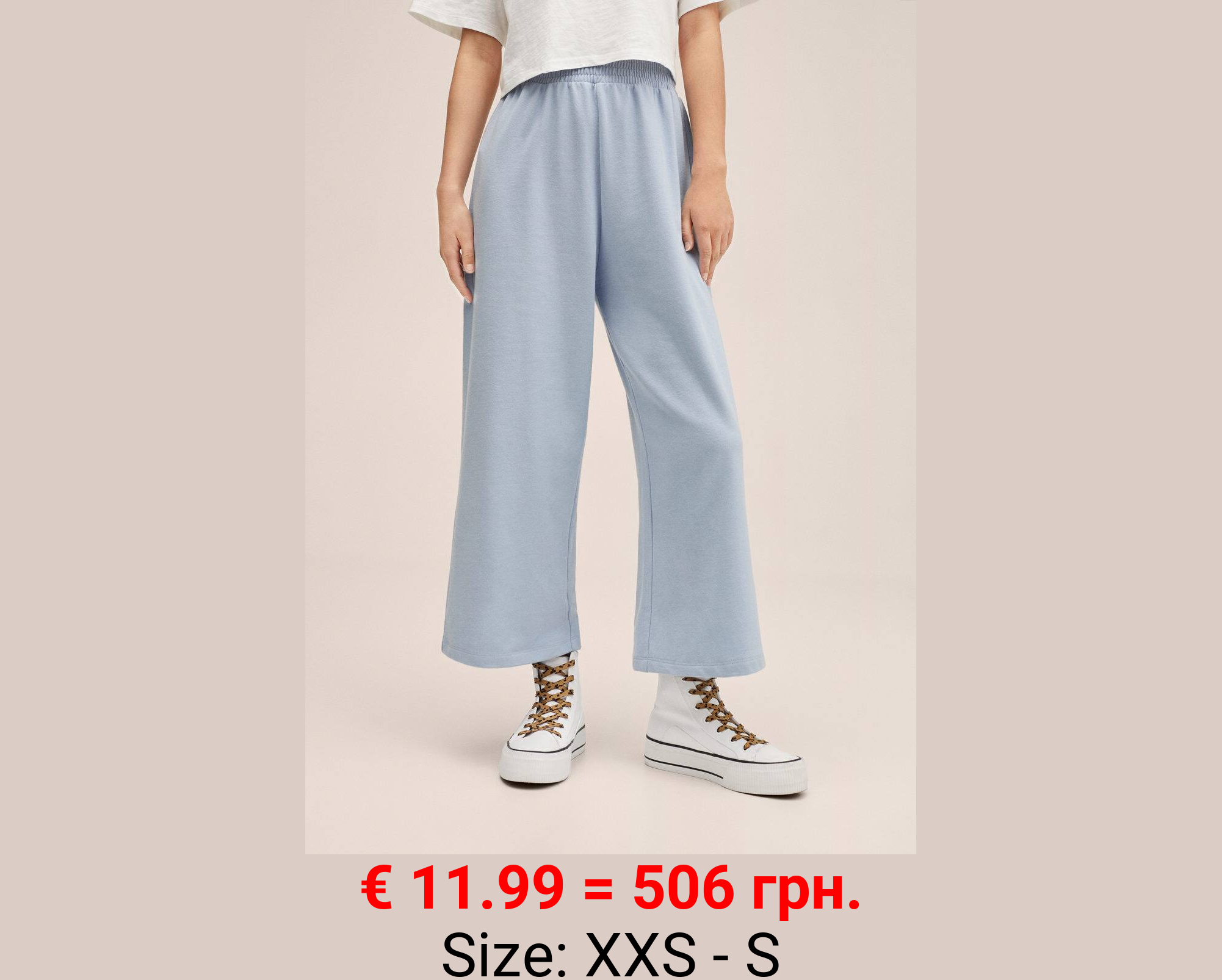 Pantalón culotte punto
