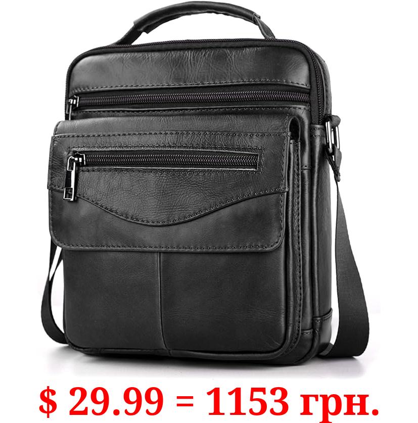 COSCOOA Shoulder Bag for Men Leather Man Bag Man Purse Crossbody Bags for Men Handbag Bag Messenger Satchel Travel bag