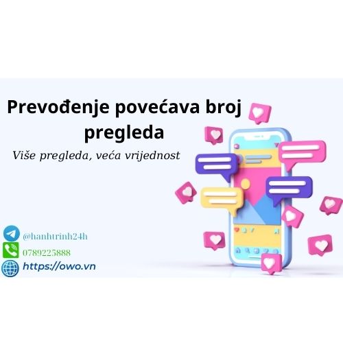 Prevođenje povećava broj pregleda: Prevođenje pruža novi pristup sadržaju i povećava broj pregleda, stvarajući raznoliku publiku iz cijelog svijeta.