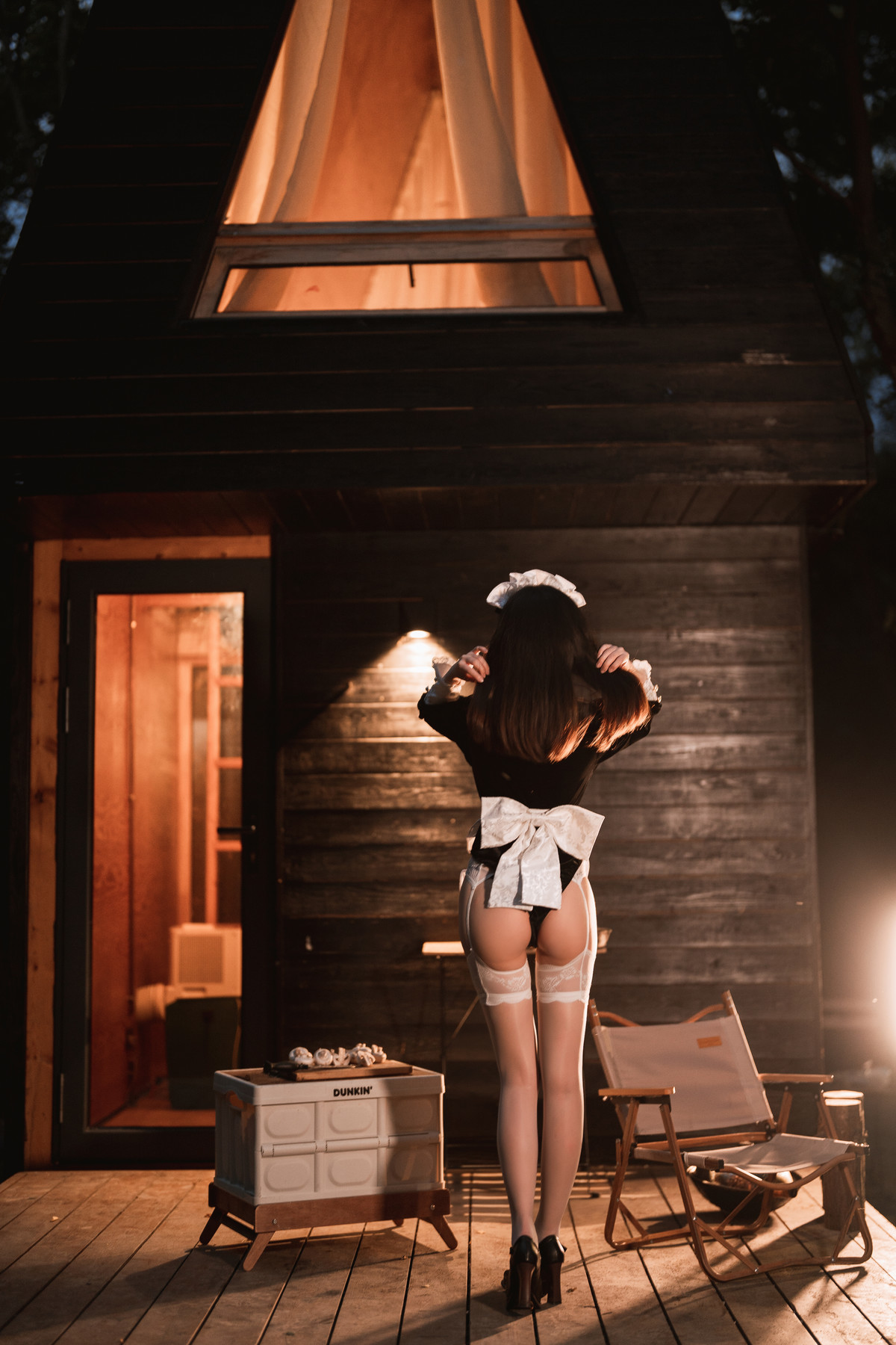 Cosplay 面饼仙儿 木屋女仆 Cabin Maid 12