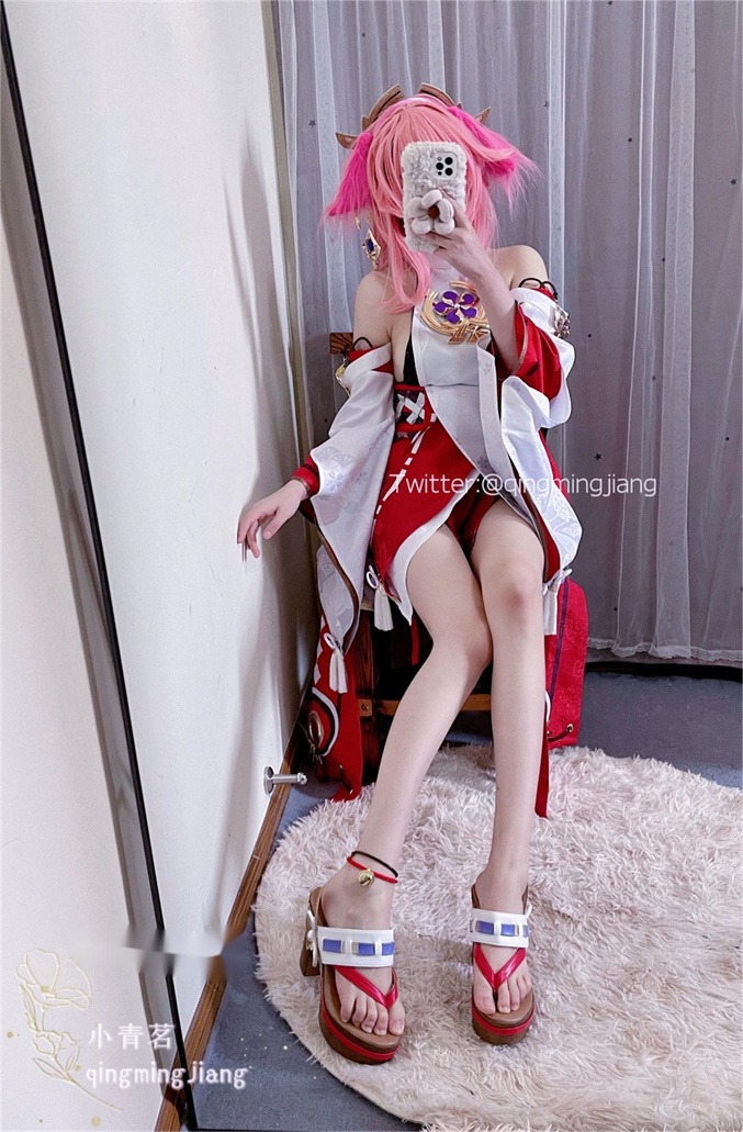 小青茗 八重神子 COS 38