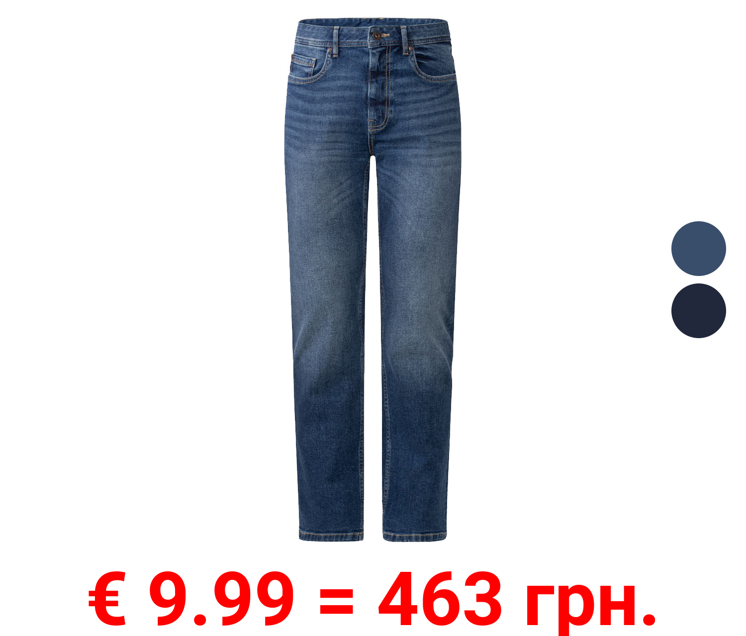 LIVERGY® Herren Jeans, Straight Fit, mit normaler Leibhöhe