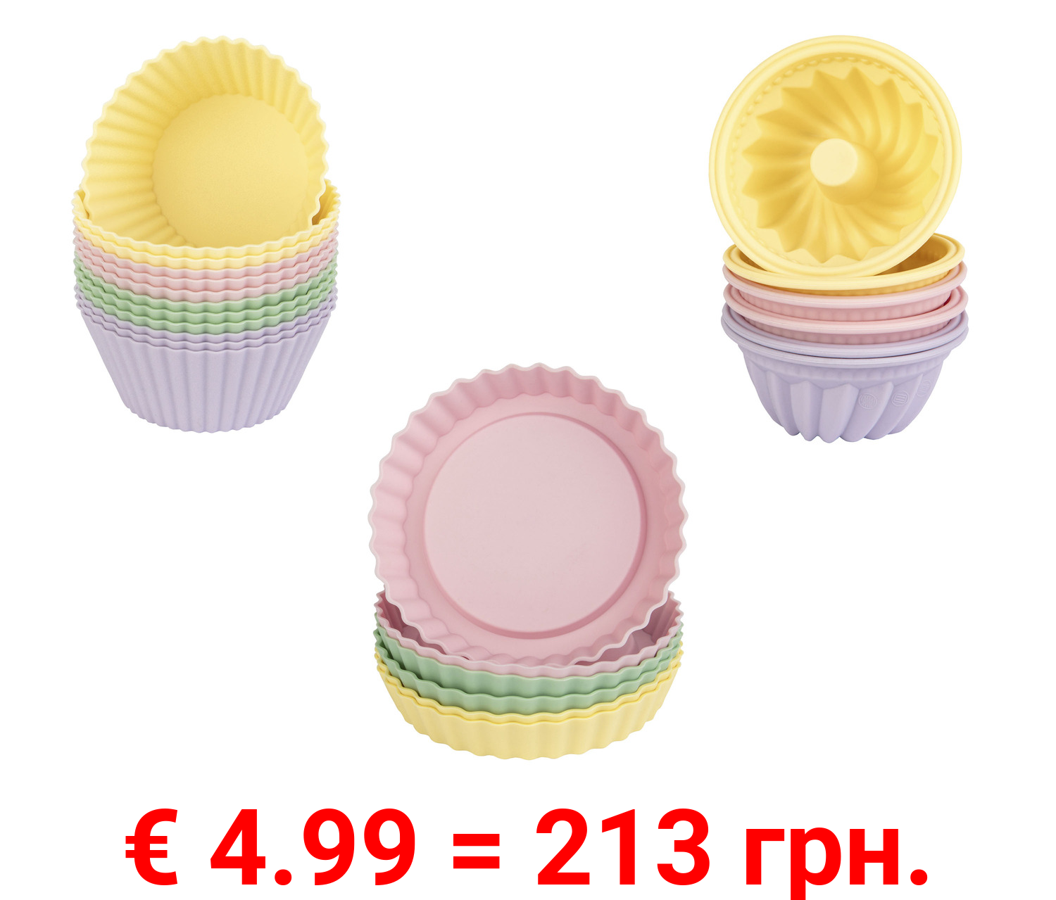 ERNESTO® Muffinsets, aus Silikon