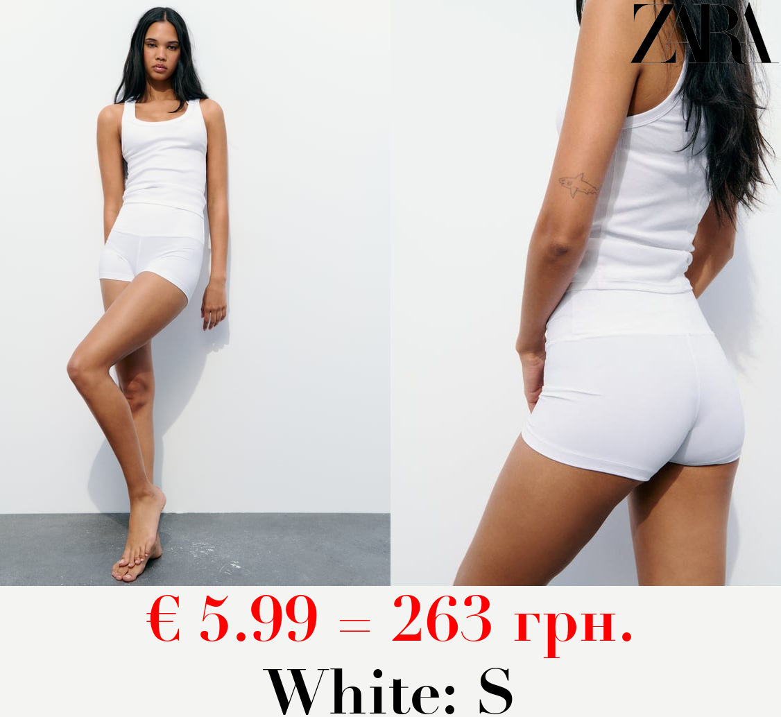 FITTED POLYAMIDE SHORTS