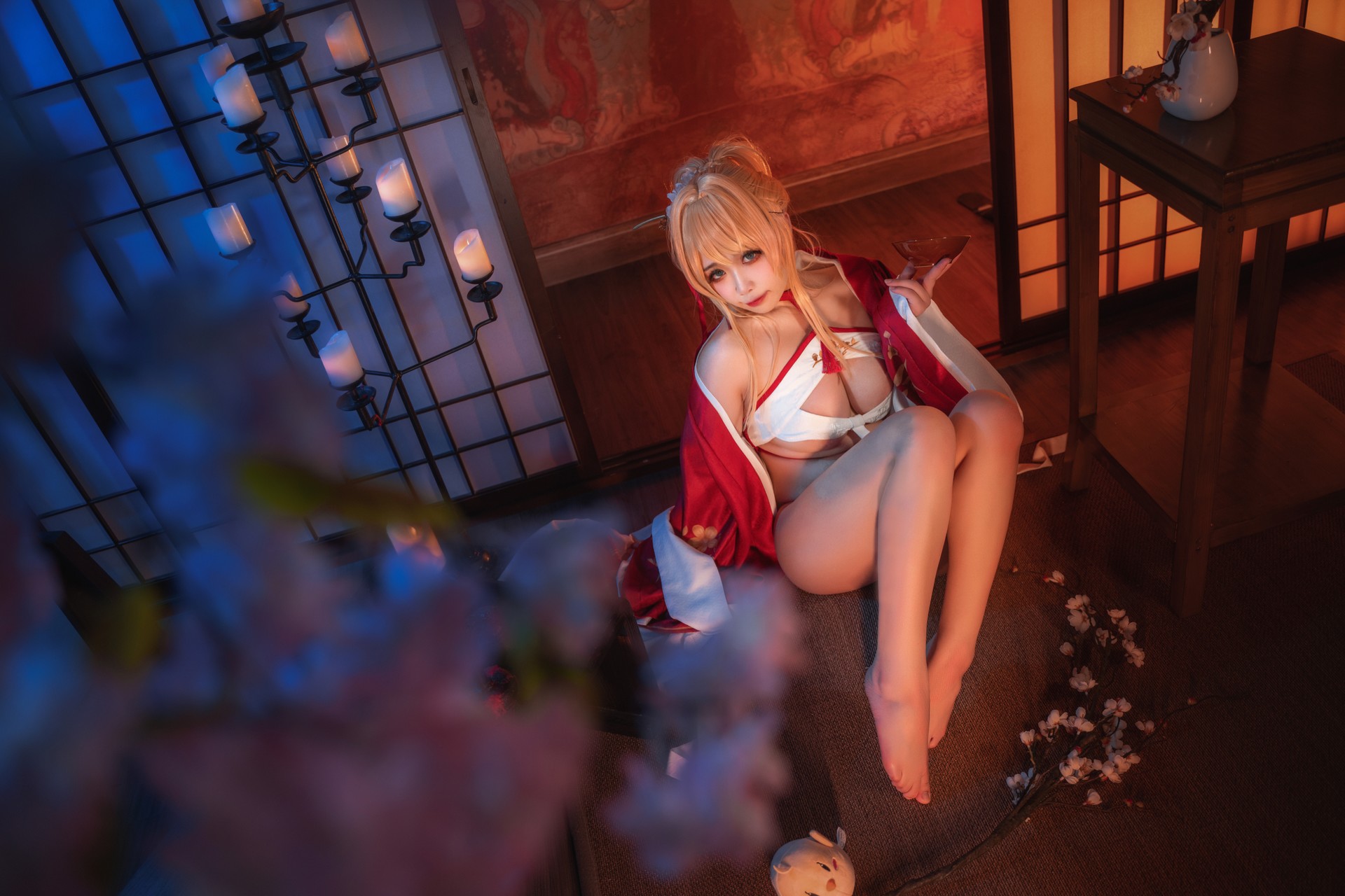 Cosplay 贞子蜜桃 碧蓝航线 新春光荣 22
