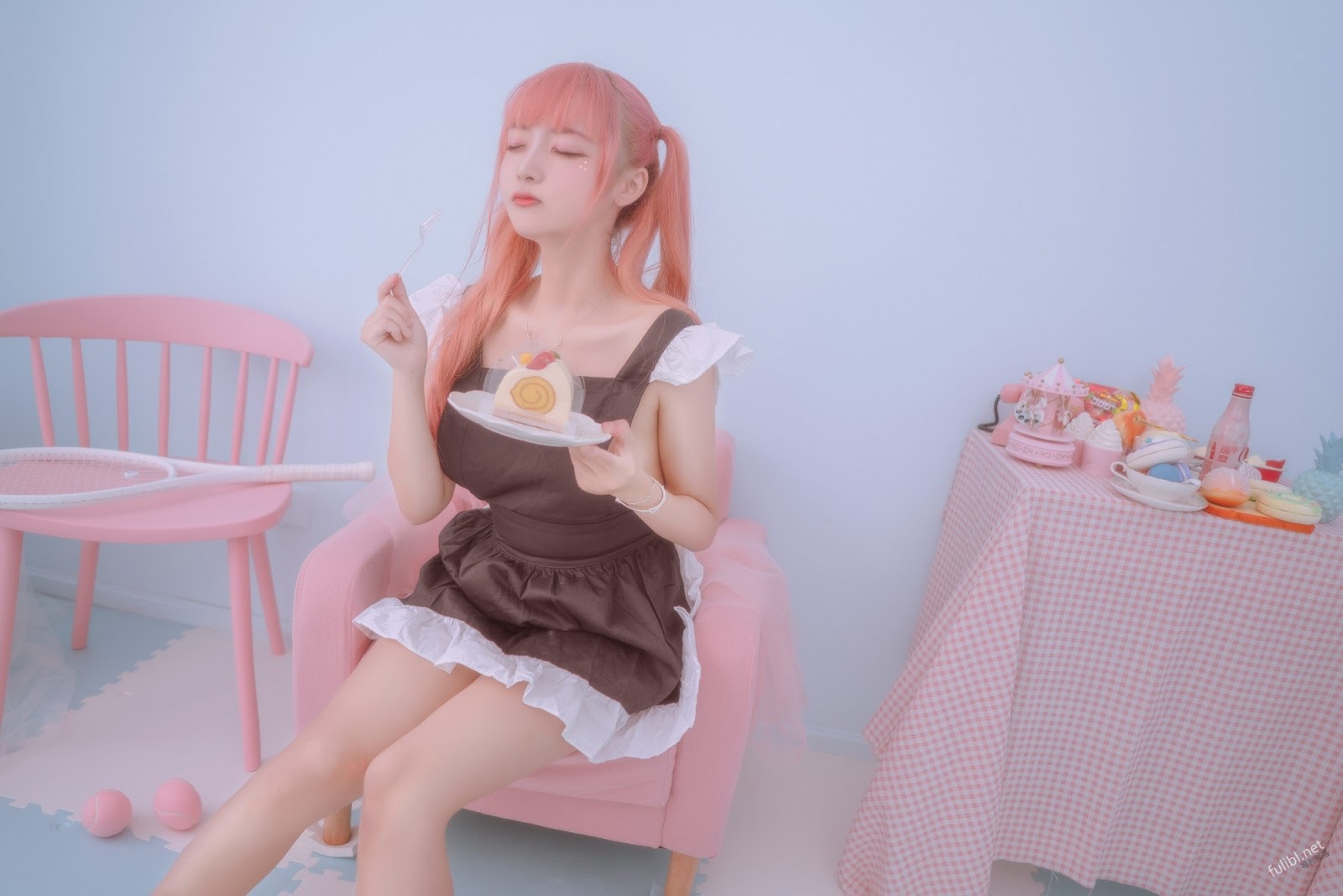 [一只雲燒] Cosplay Crimson Maid 緋紅女僕 9