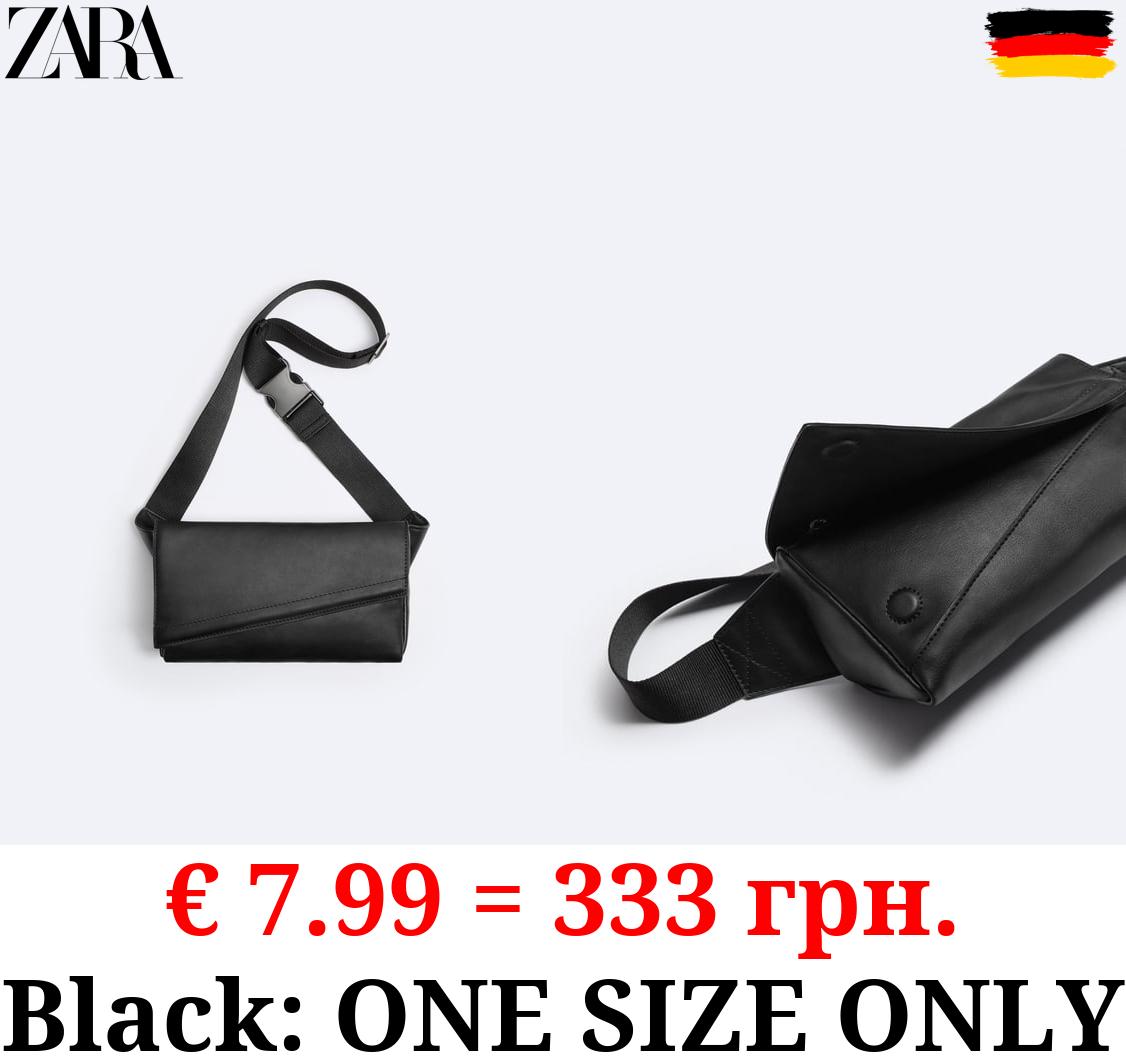 BELT BAG WITH ASYMMETRIC FLAP