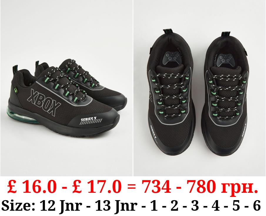 Xbox Black Bubble Trainers