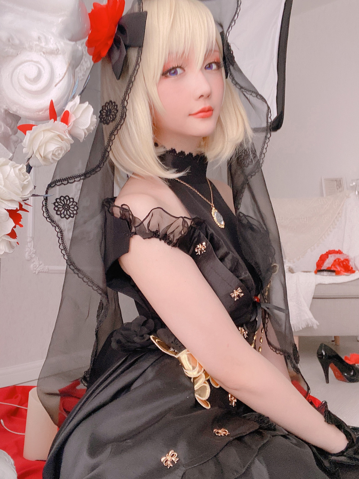 Cosplay 星之迟迟Hoshilily Z23婚纱 41