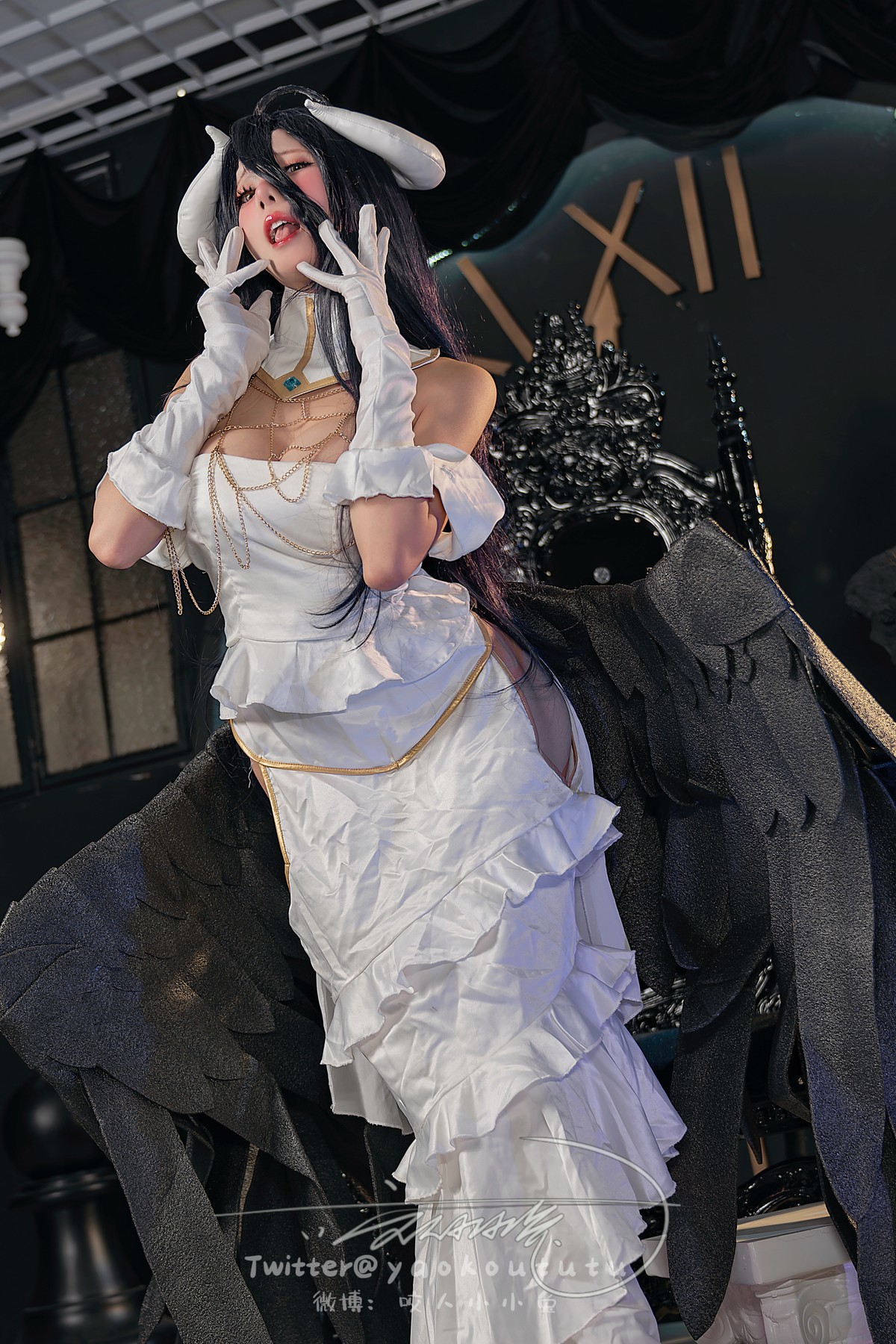 Cosplay 黏黏团子兔 魅魔之耻 雅儿贝德 & Tell Me 9