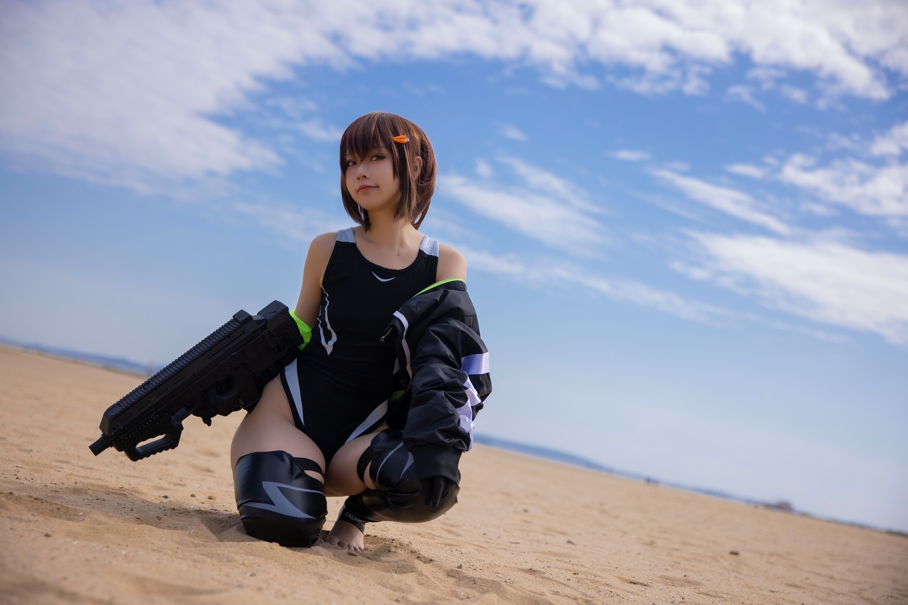 Cosplay G44不会受伤 水泳部的部長 23