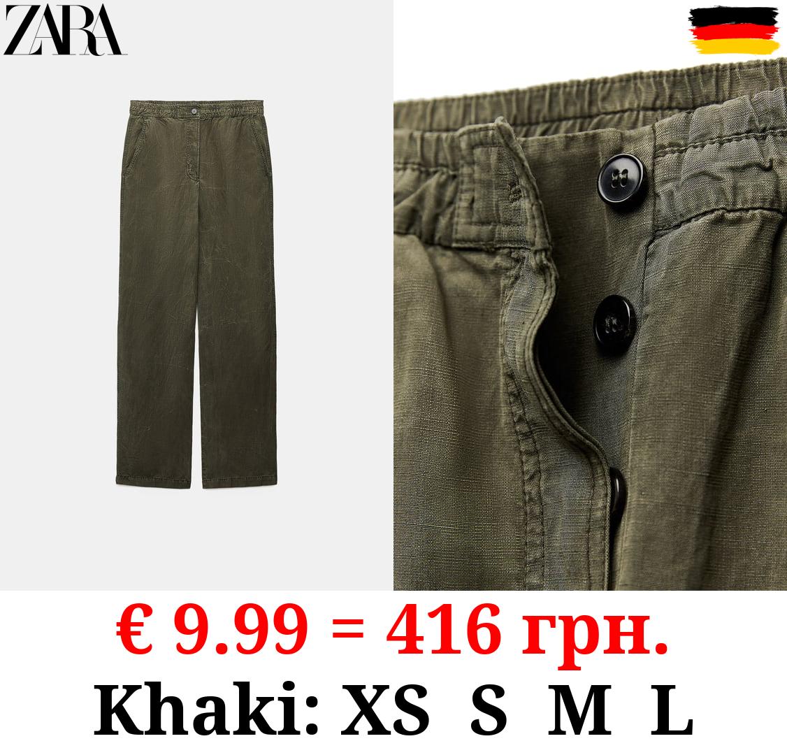 ZW COLLECTION FADED LYOCELL TROUSERS