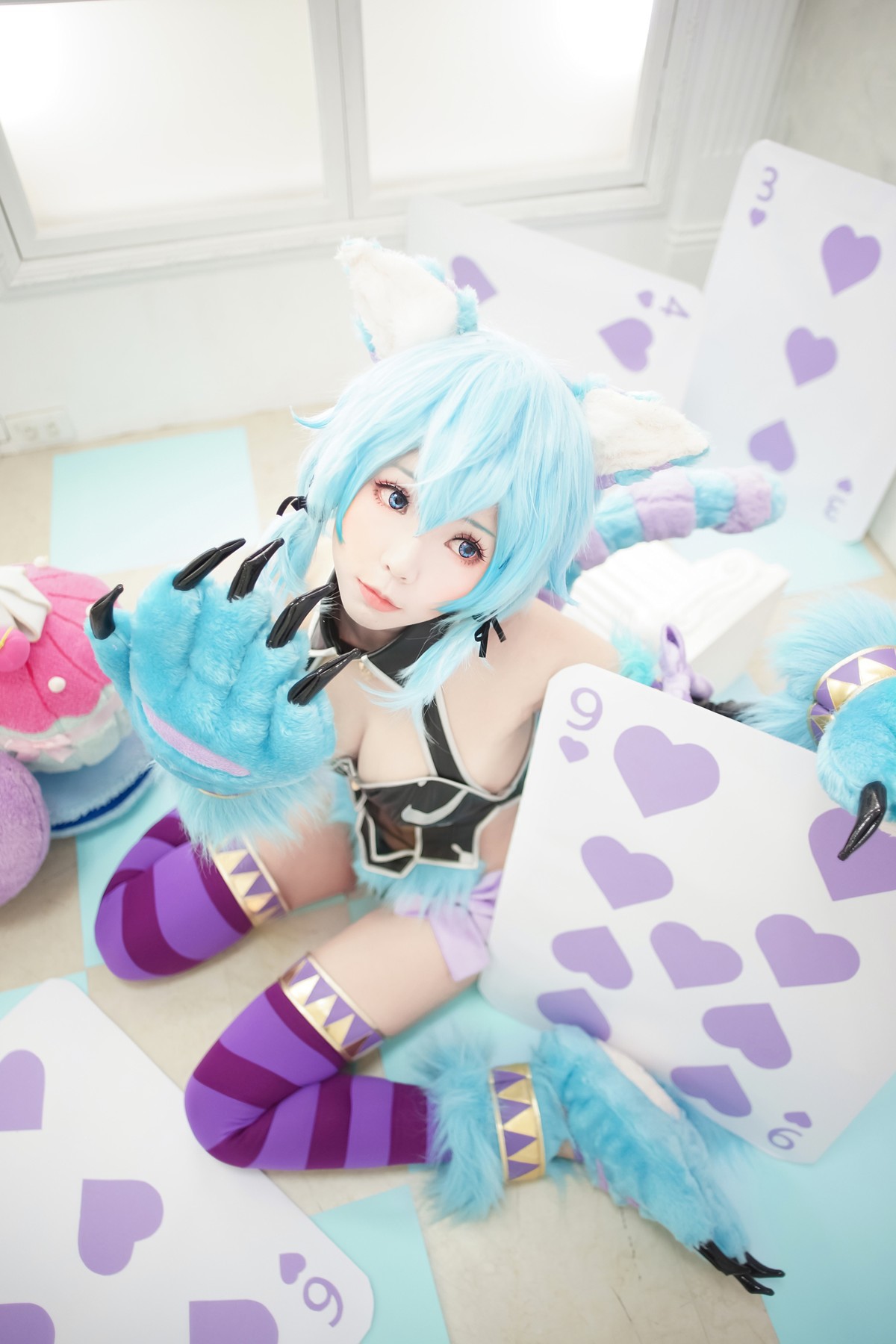 Cosplay ElyEE子 诗乃扑克猫 30
