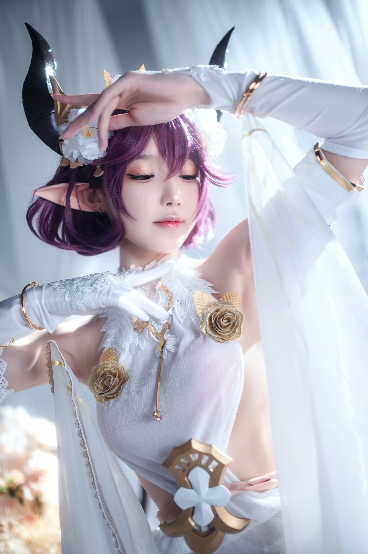 阿包也是兔娘 Cosplay 碧蓝幻想古蕾娅 龙娘 11