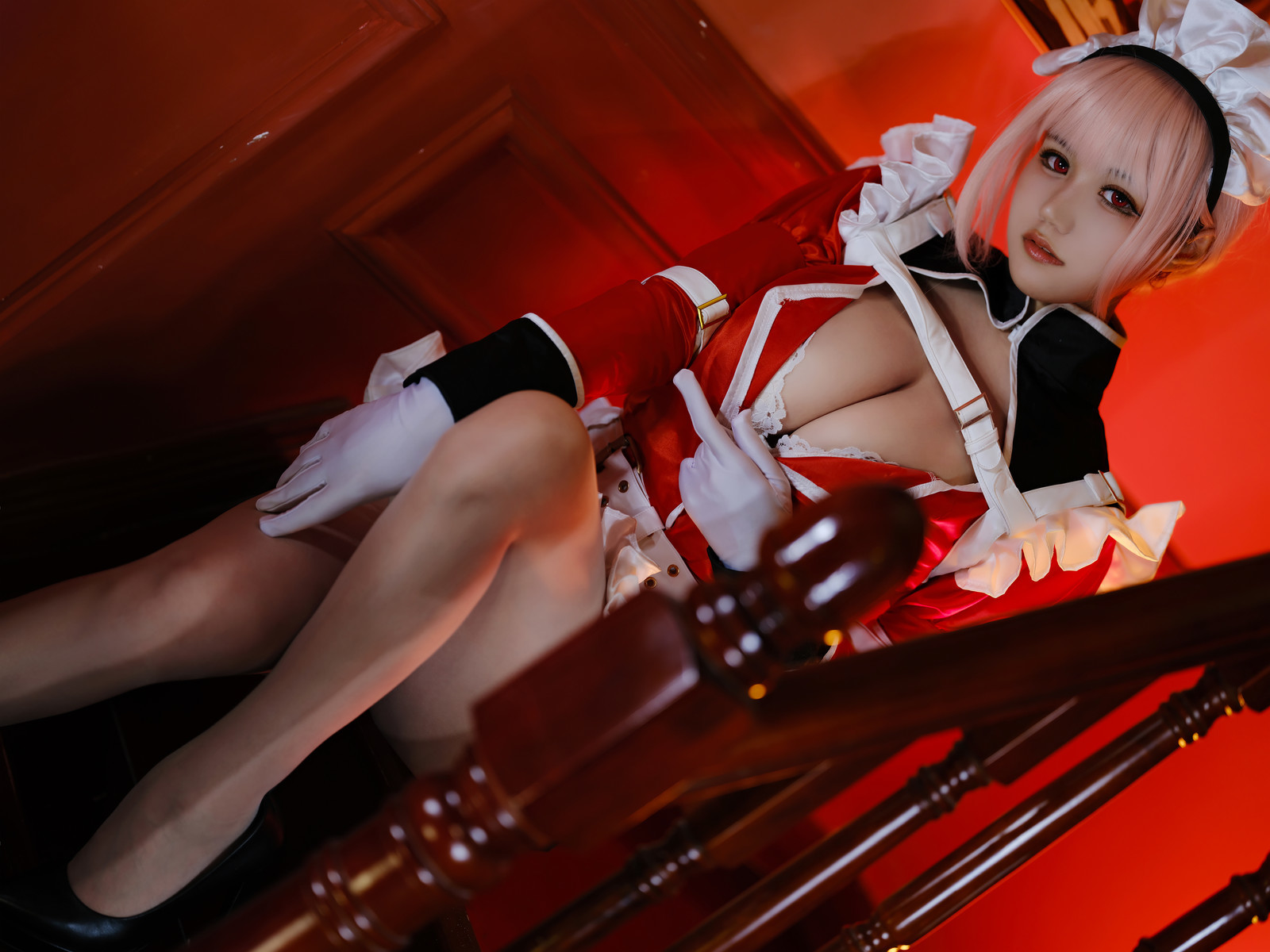 Cosplay 小仓千代w 南丁女仆 16
