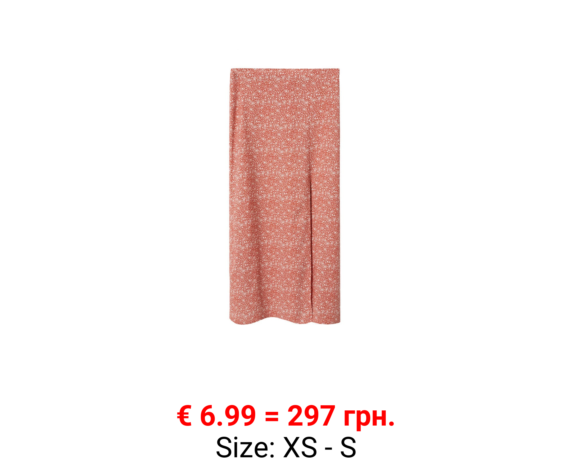 Falda estampado paisley