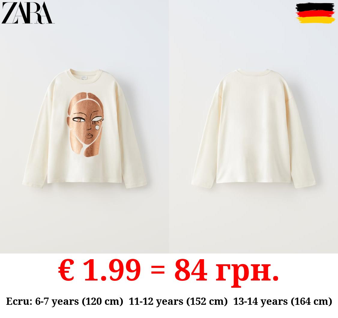 RHINESTONE FACE T-SHIRT