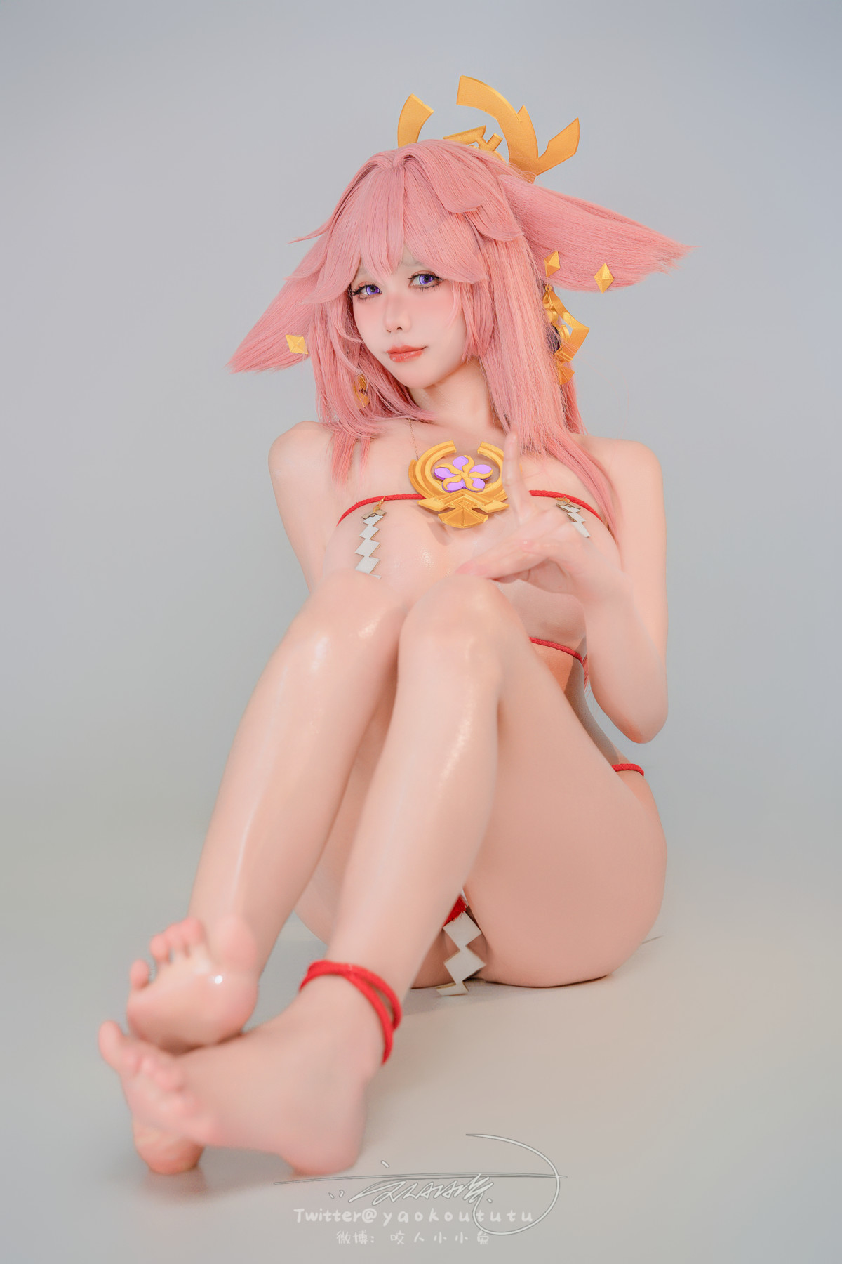 Cosplay 黏黏团子兔 春江水暖 神子贺岁 Set.02 9