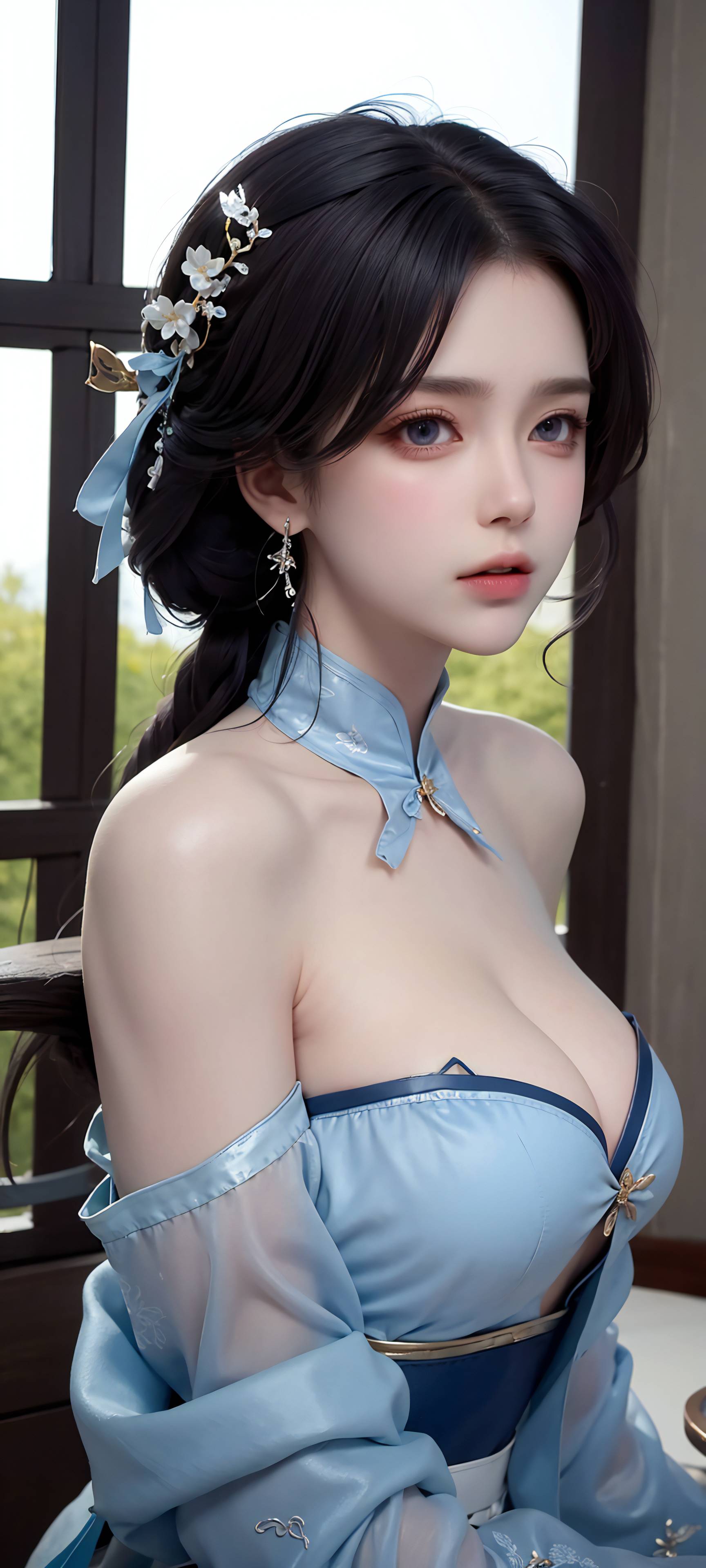 图片[30]-蓝色裙摆0401-六色网