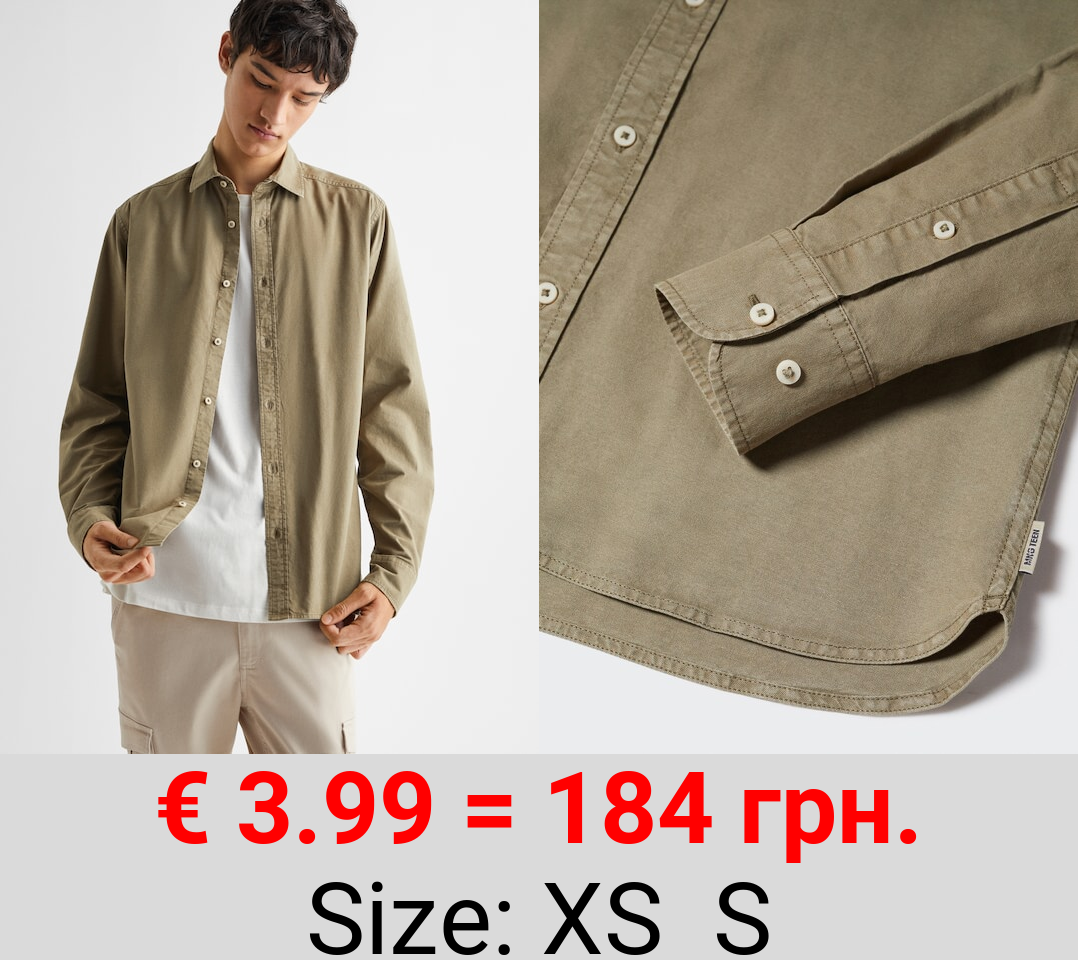 Camisa básica algodón