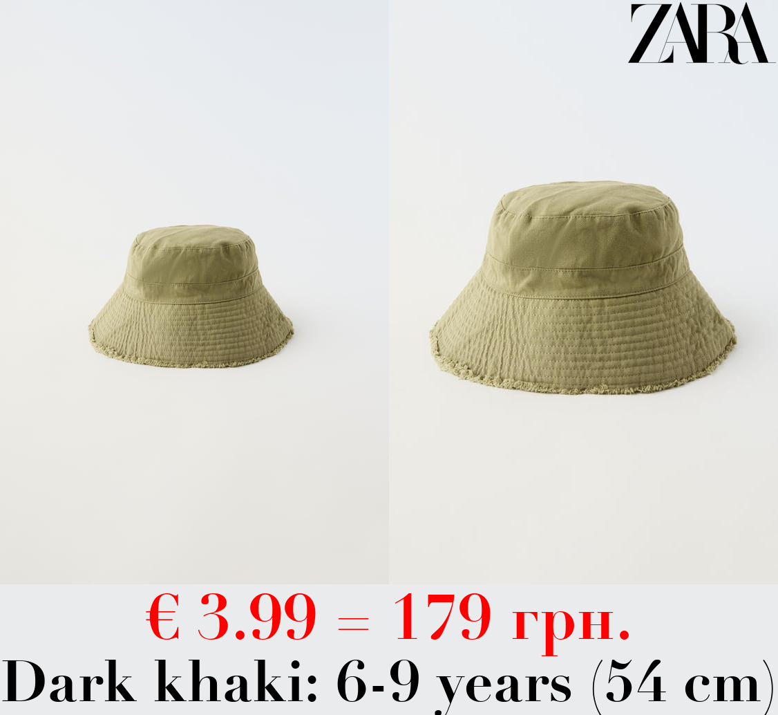 TRUE NEUTRALS BUCKET HAT WITH FRINGE