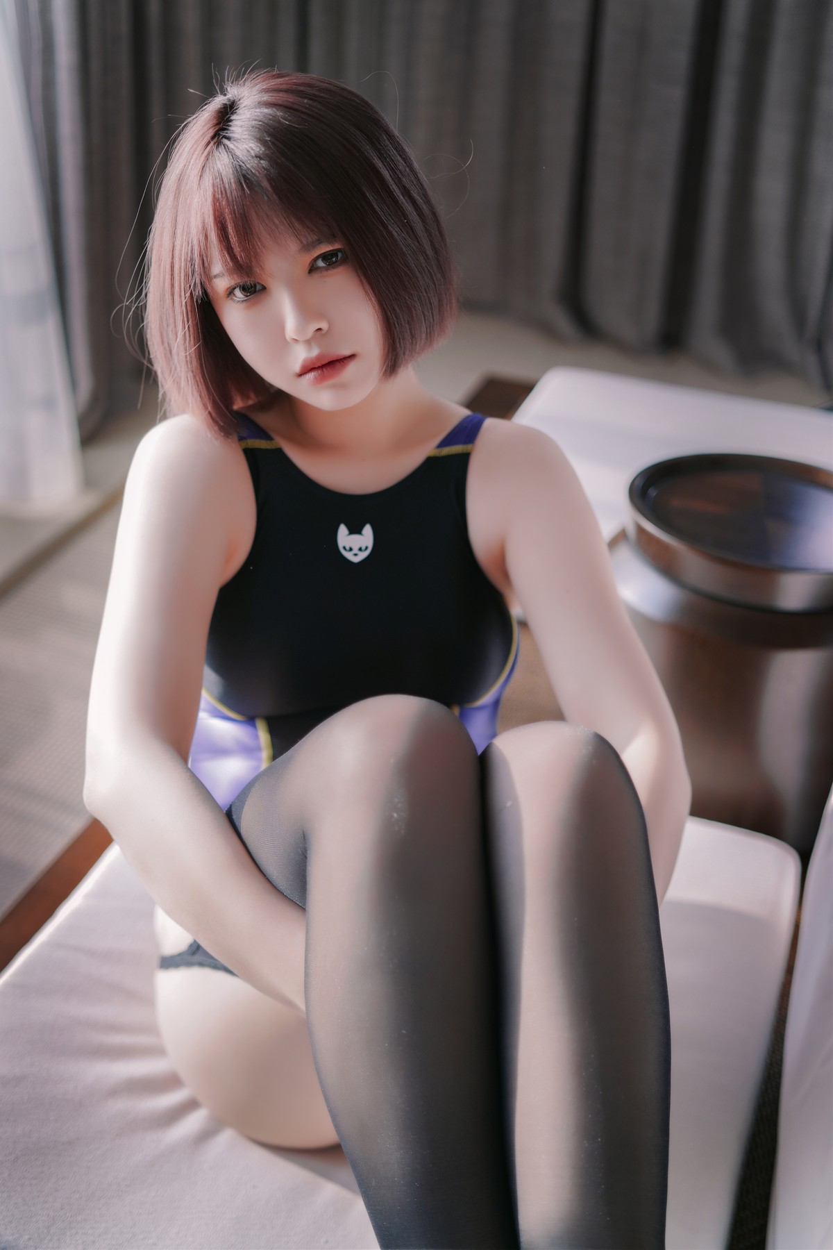 Cosplay 半半子 競泳水着を着た彼女 5