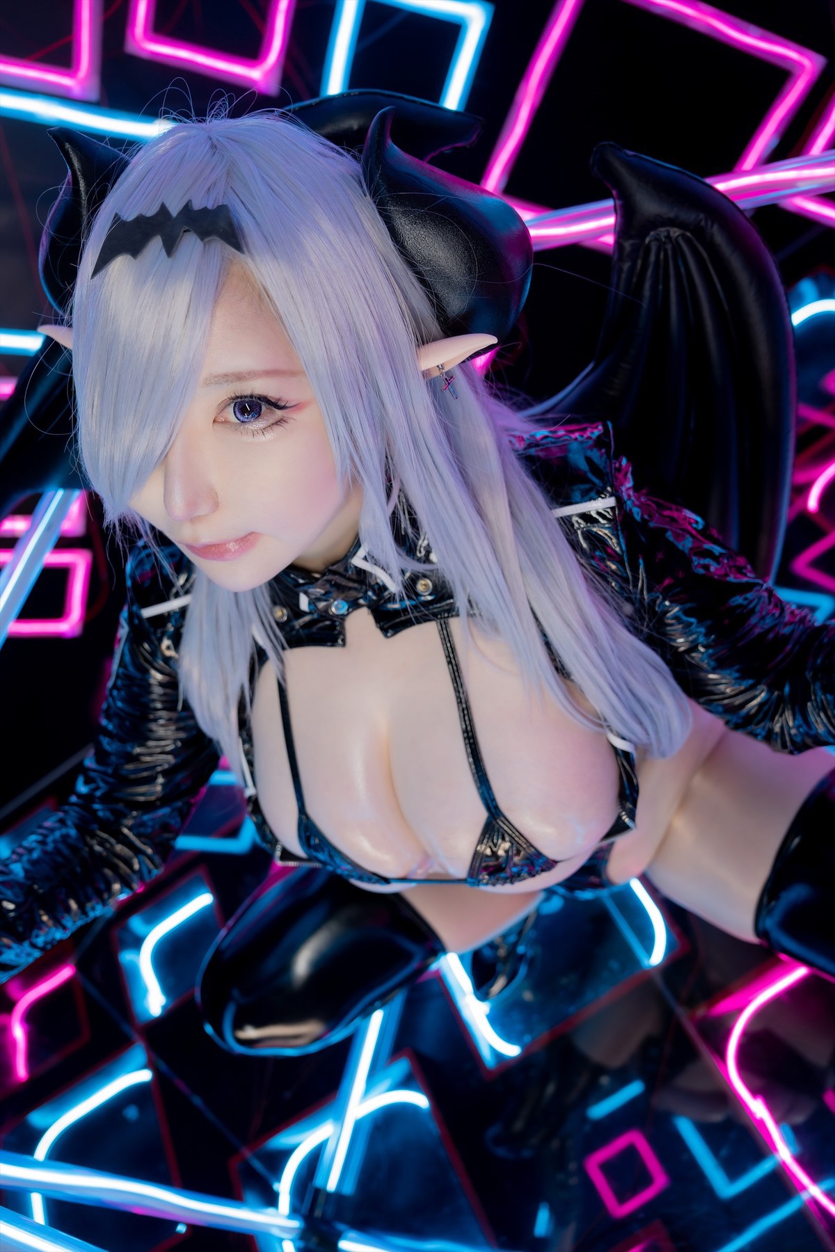 Cosplay SAKUサク See-through Bunny Succubus Set.04 18