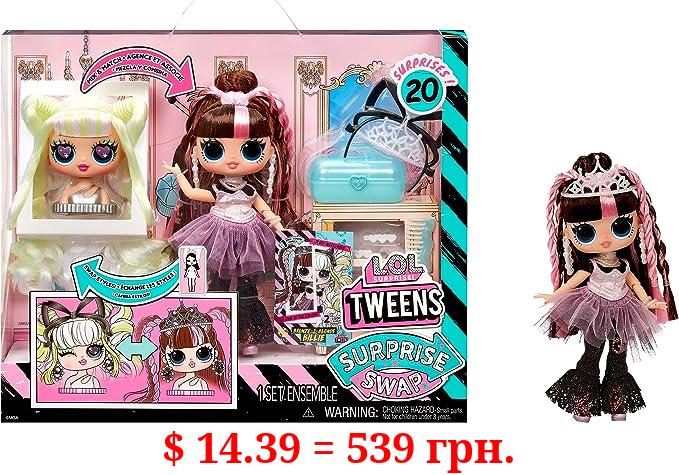 L.O.L. Surprise! Tweens Surprise Swap Bronze-2-Blonde Billie Fashion Doll with 20+ Surprises Including Styling Head and Fabulous Fashions and Accessories – Great Gift for Kids Ages 4+