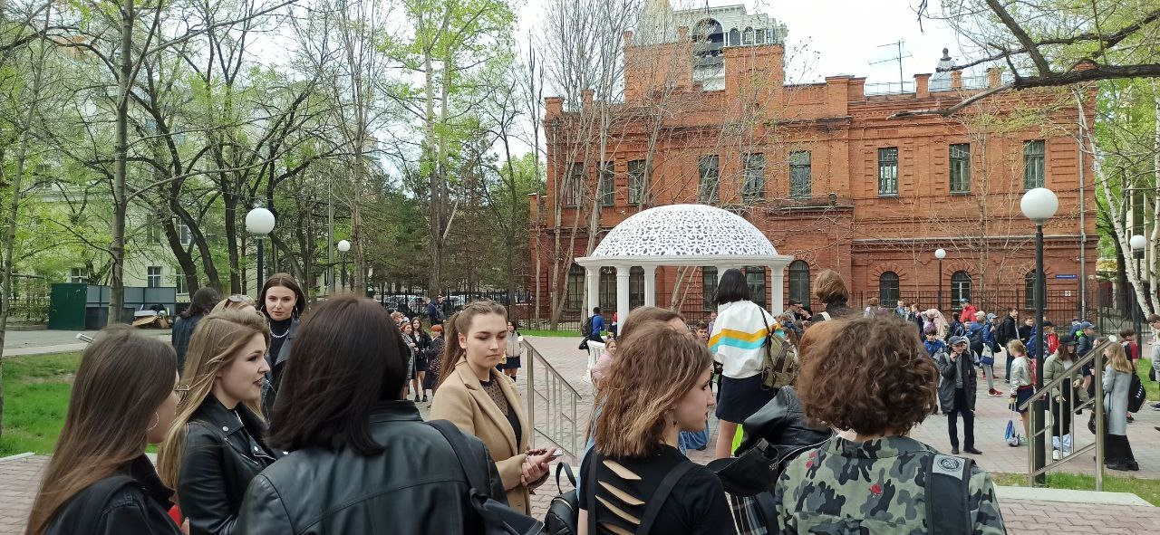 Снова эвакуация в школах Хабаровска