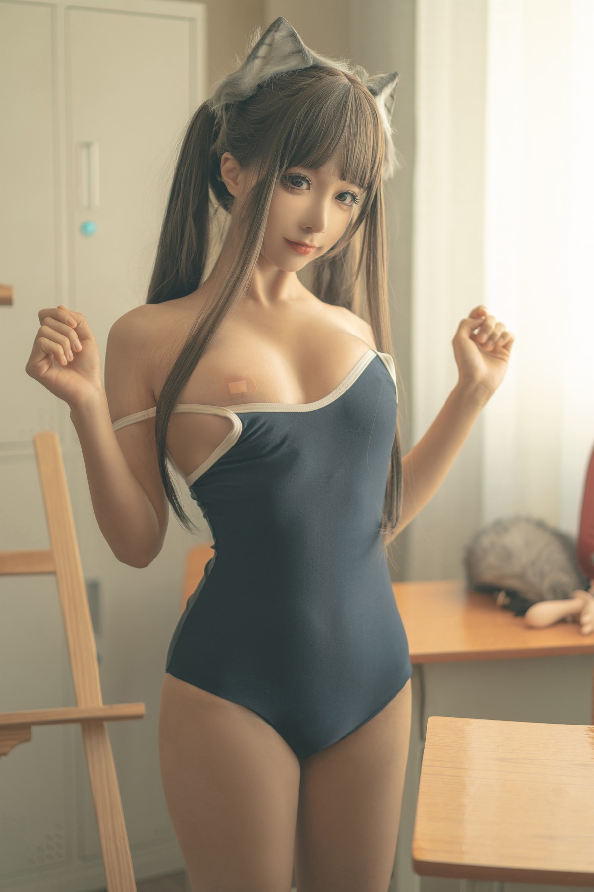 蠢沫沫 Cosplay 放学后 59