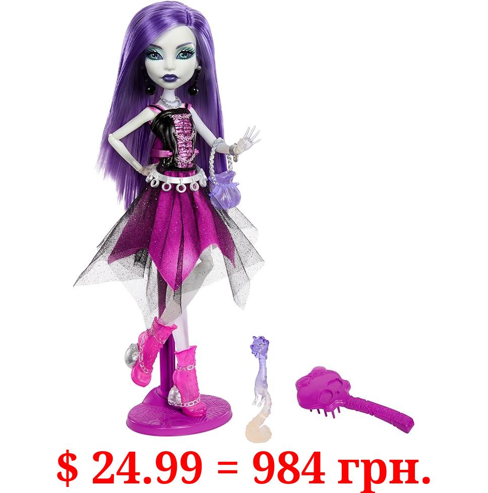 Monster High Booriginal Creeproduction Doll, Spectra Vondergeist Collectible Reproduction with Doll Stand, Diary, and Pet Ferret Rhuen