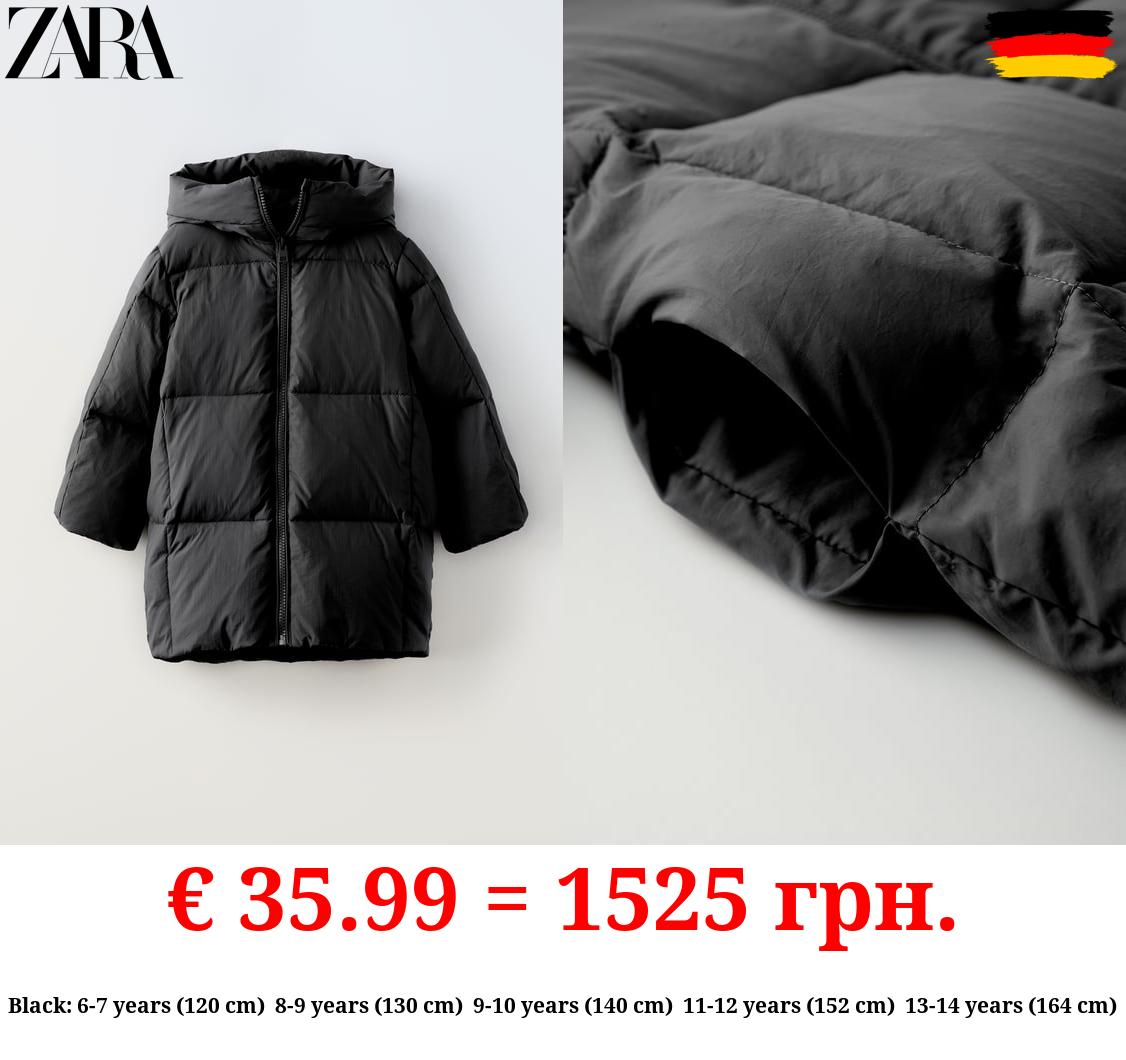 LONG FEATHER AND DOWN JACKET