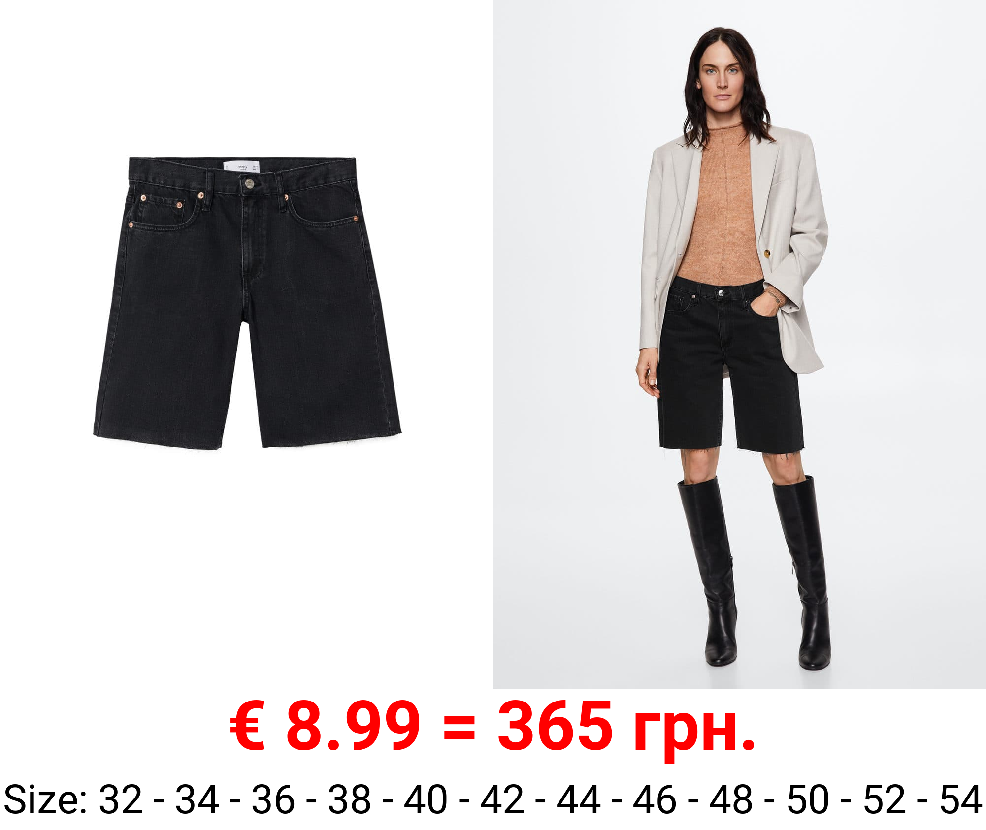 bermudas vaqueras bajo deshilachado