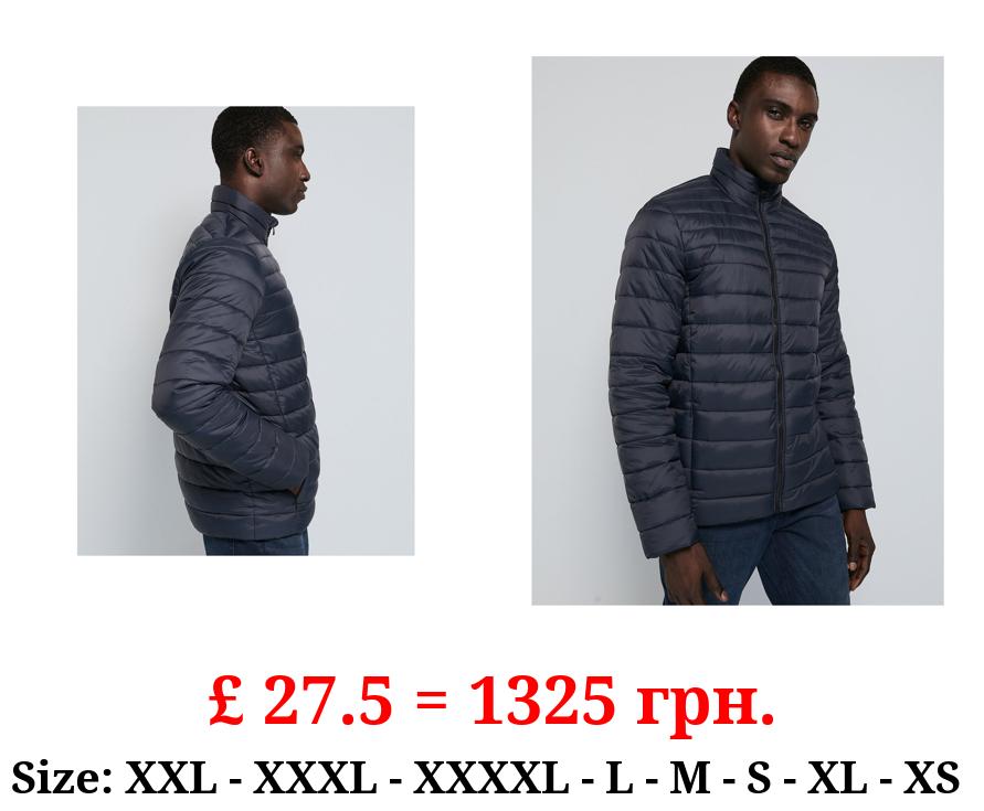 Navy Lightweight Padded Coat