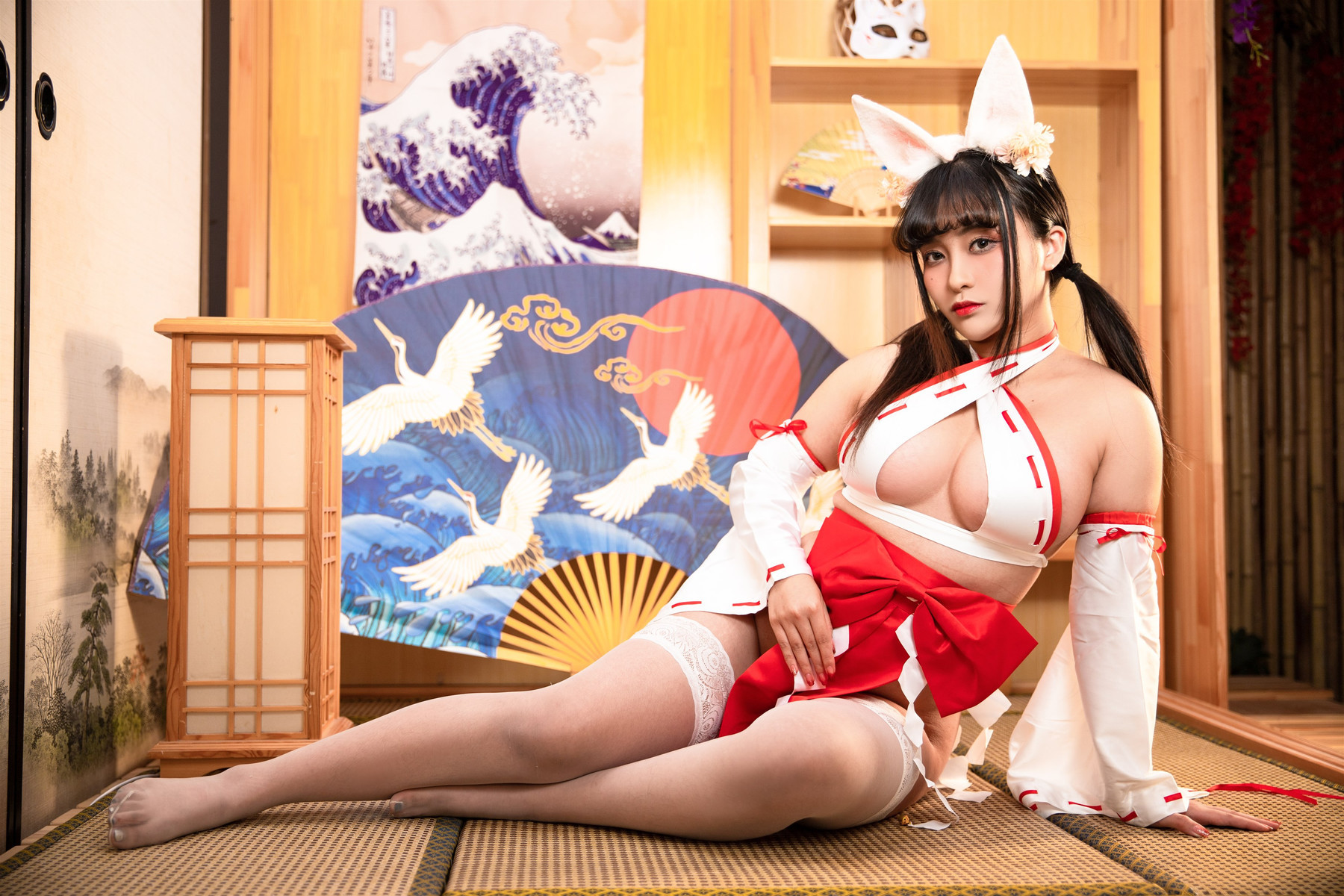Cosplay 洛璃LoLiSAMA 巫女2.0 3