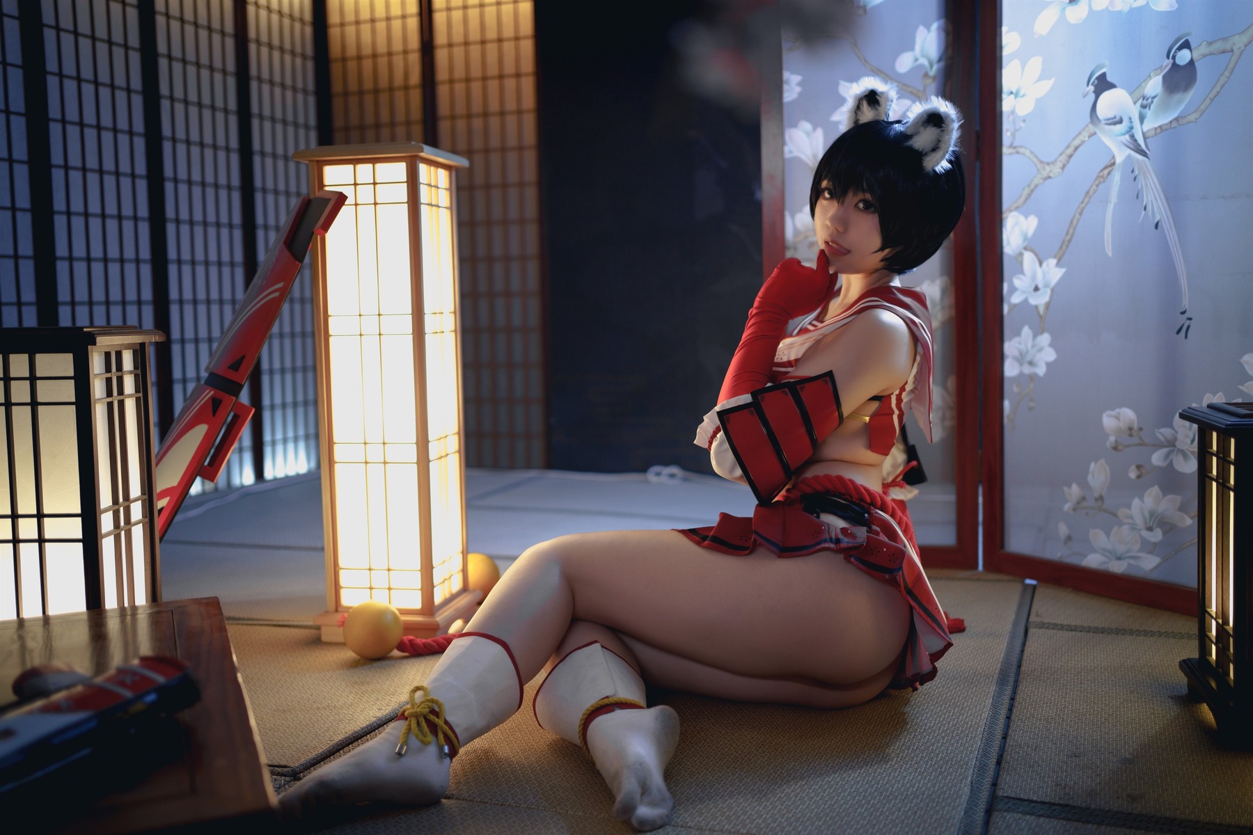 Ganlory 啊日日 Cosplay 春日ツバキ Kasuga Tsubaki 25