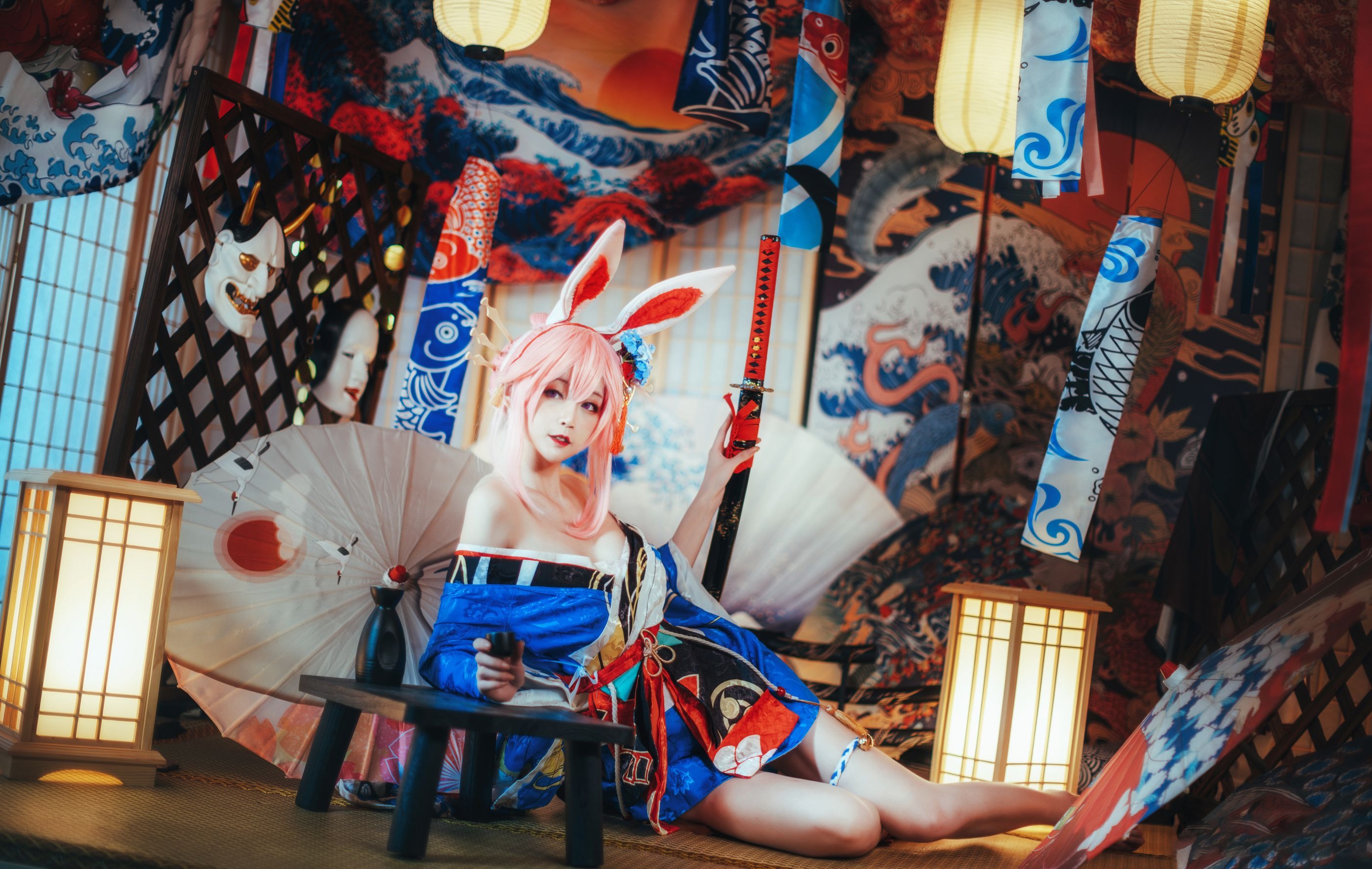 yui金鱼 - 八重樱+明日方舟 黑 [30P-167MB] 23