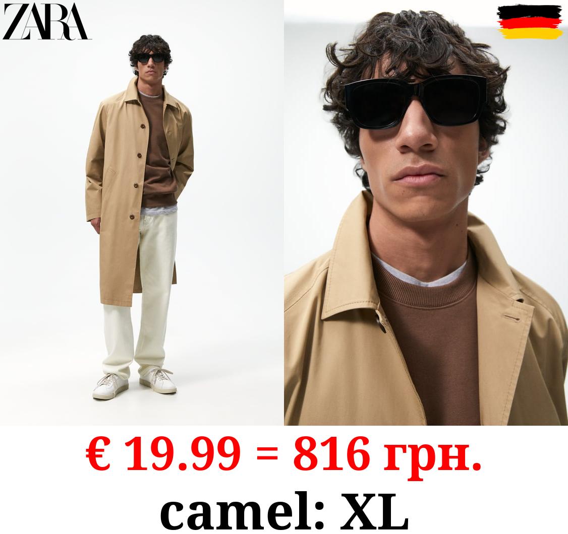 RELAXED FIT TRENCH COAT