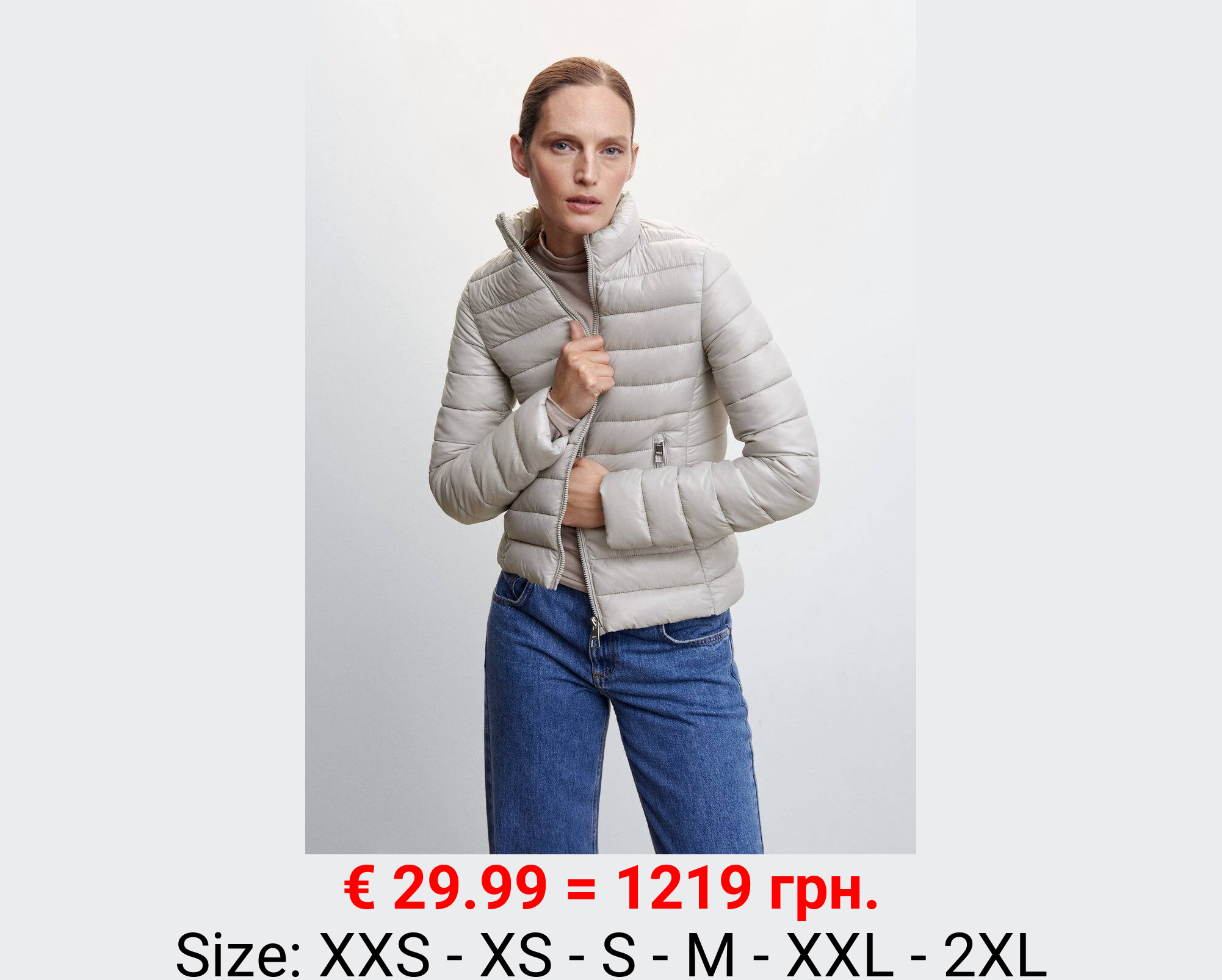 Anorak acolchado bolsillos