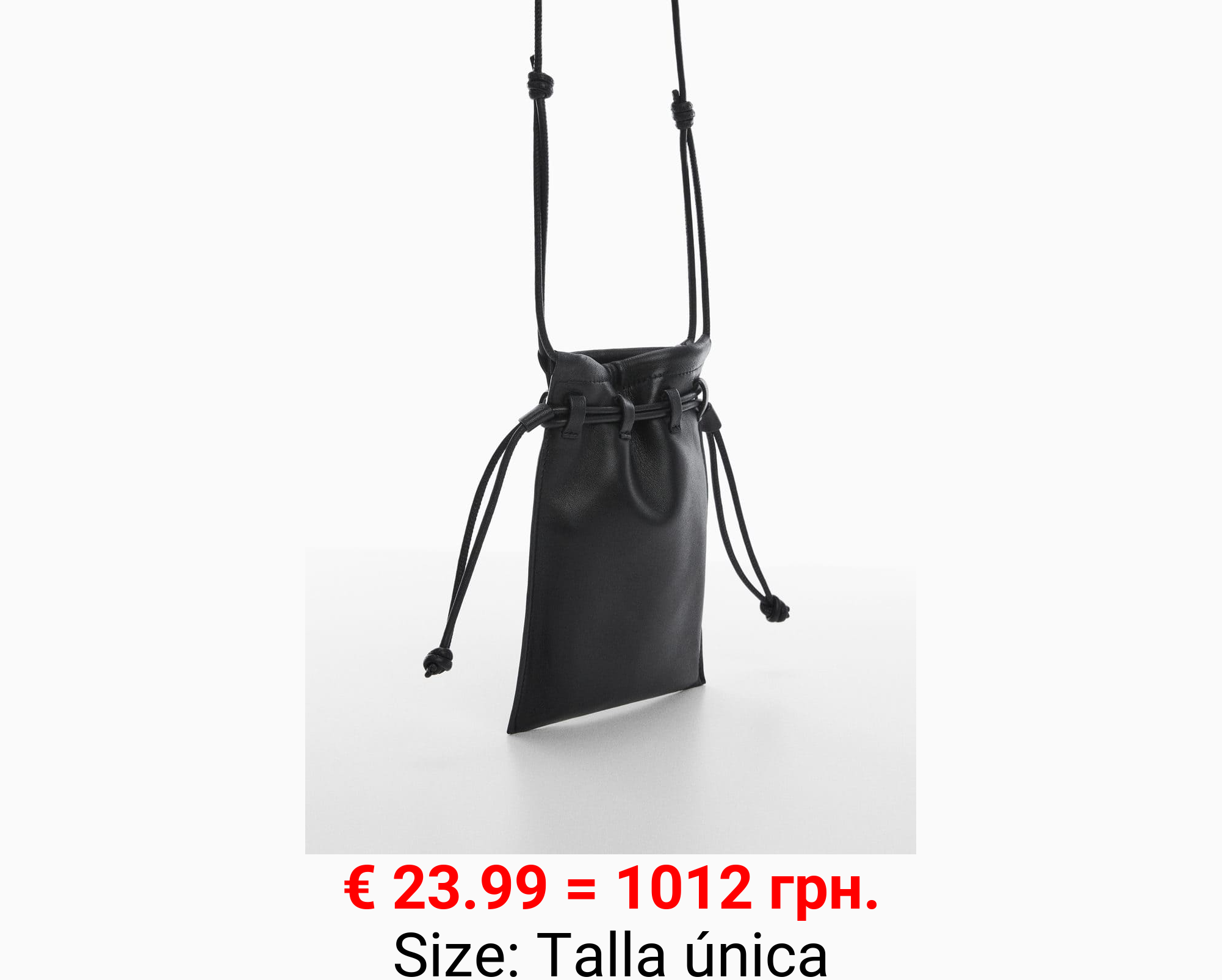 Bolso saco piel mini