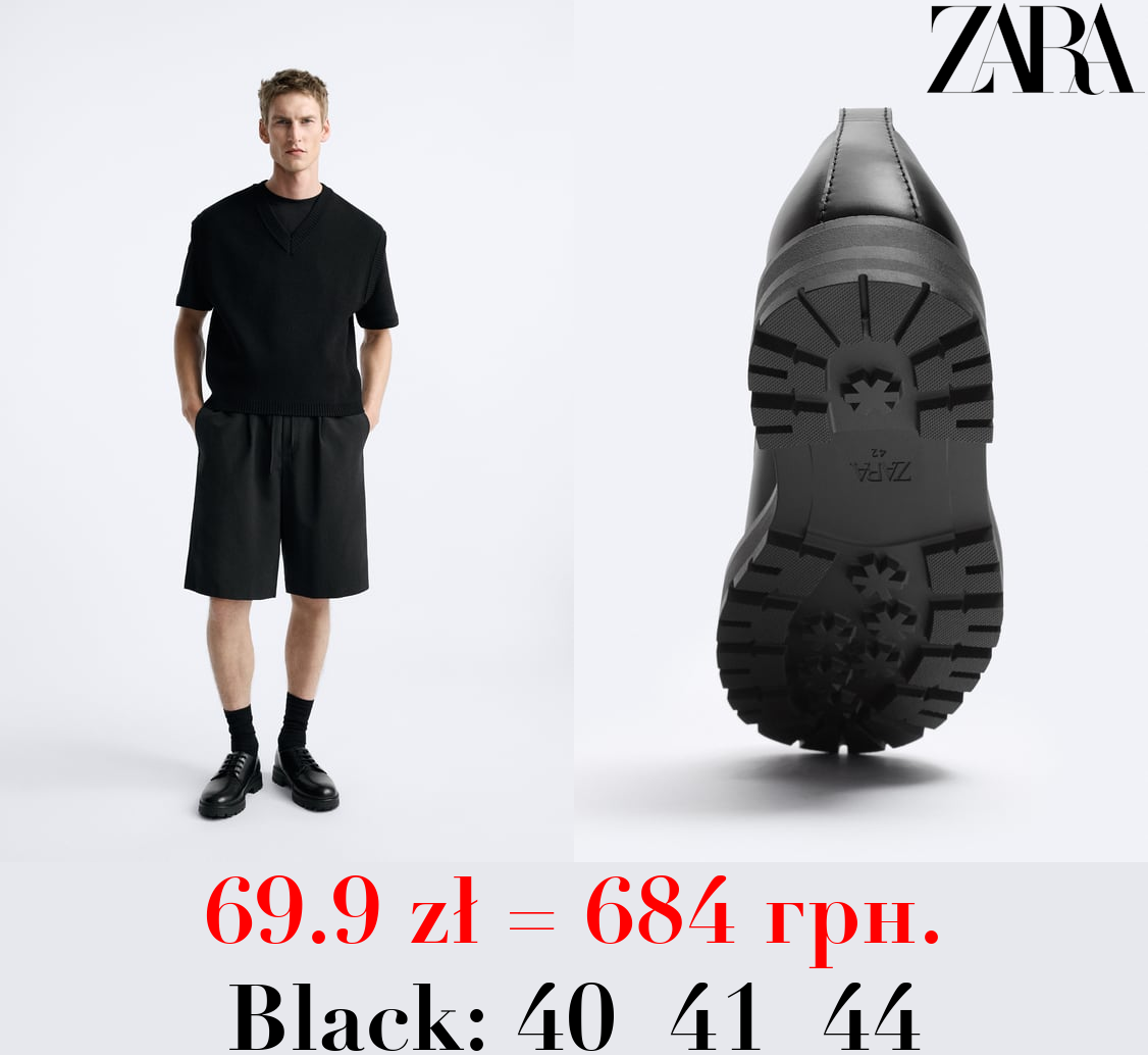 CHUNKY TRACK SOLE SHOES