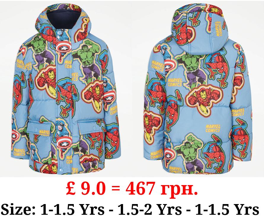 Marvel Comic Book Character Padded Jacket