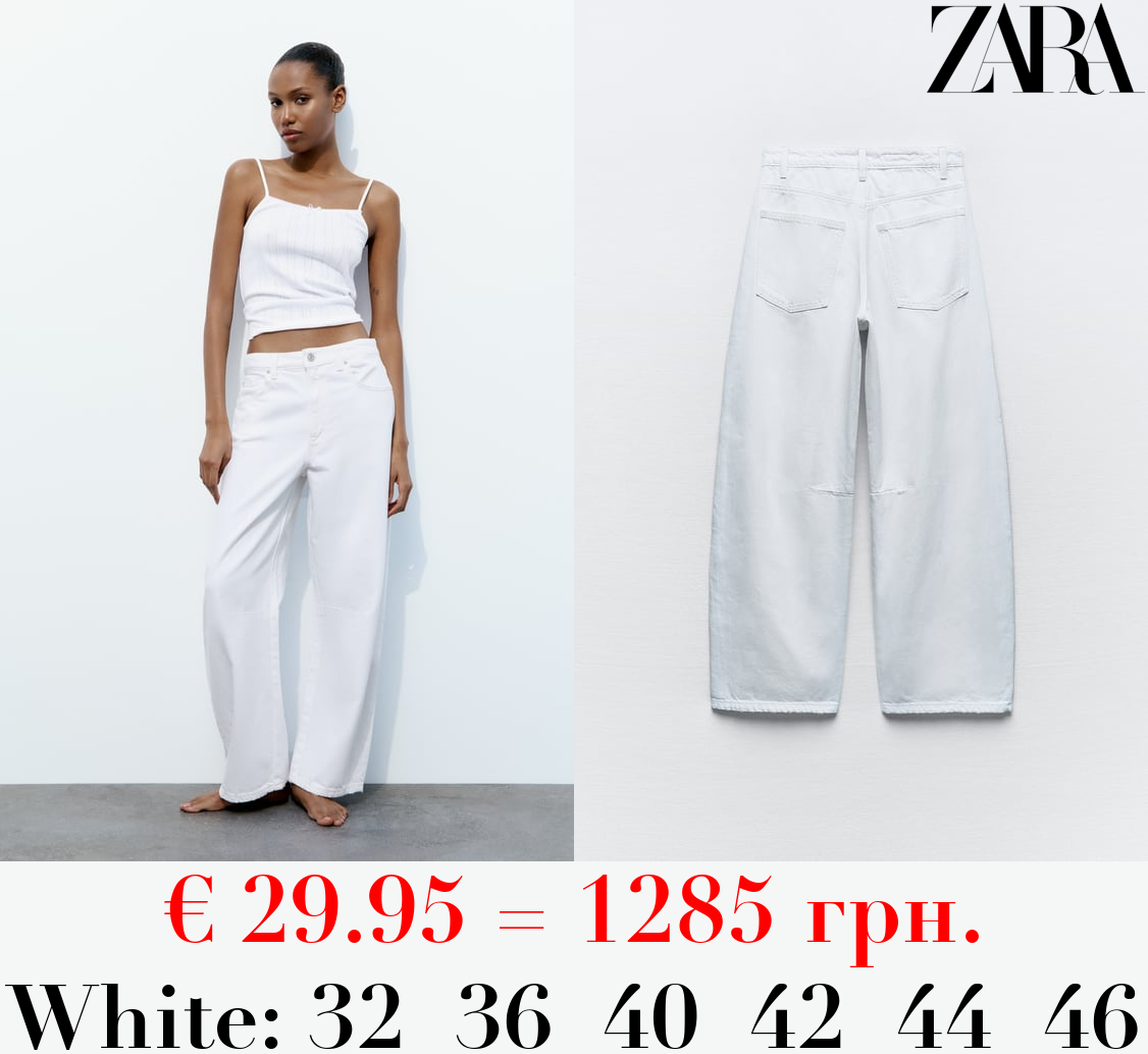 TRF BAGGY BALLOON MID-RISE JEANS